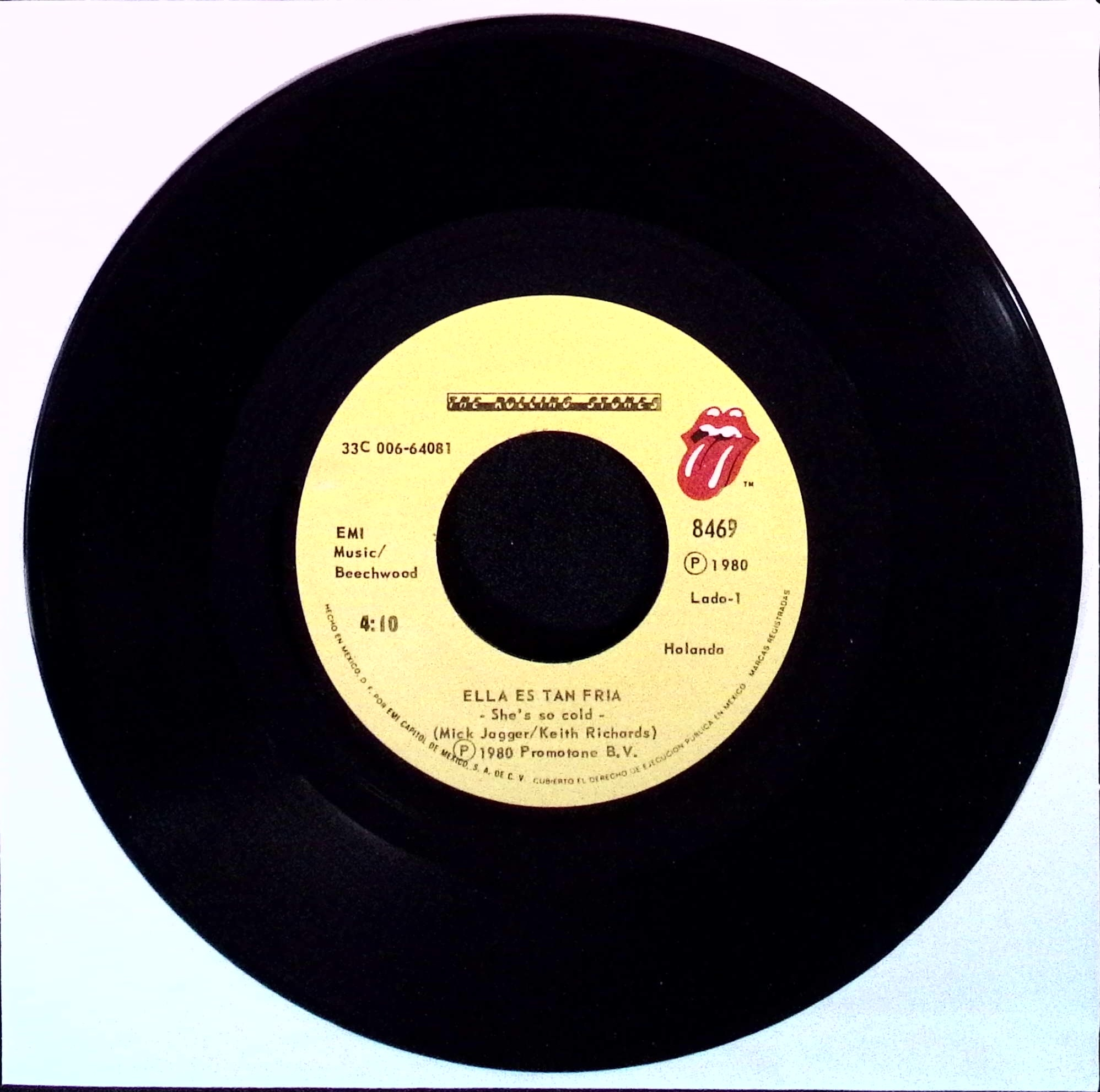 The Rolling Stones - She's So Cold / Send It To Me (Mexico)