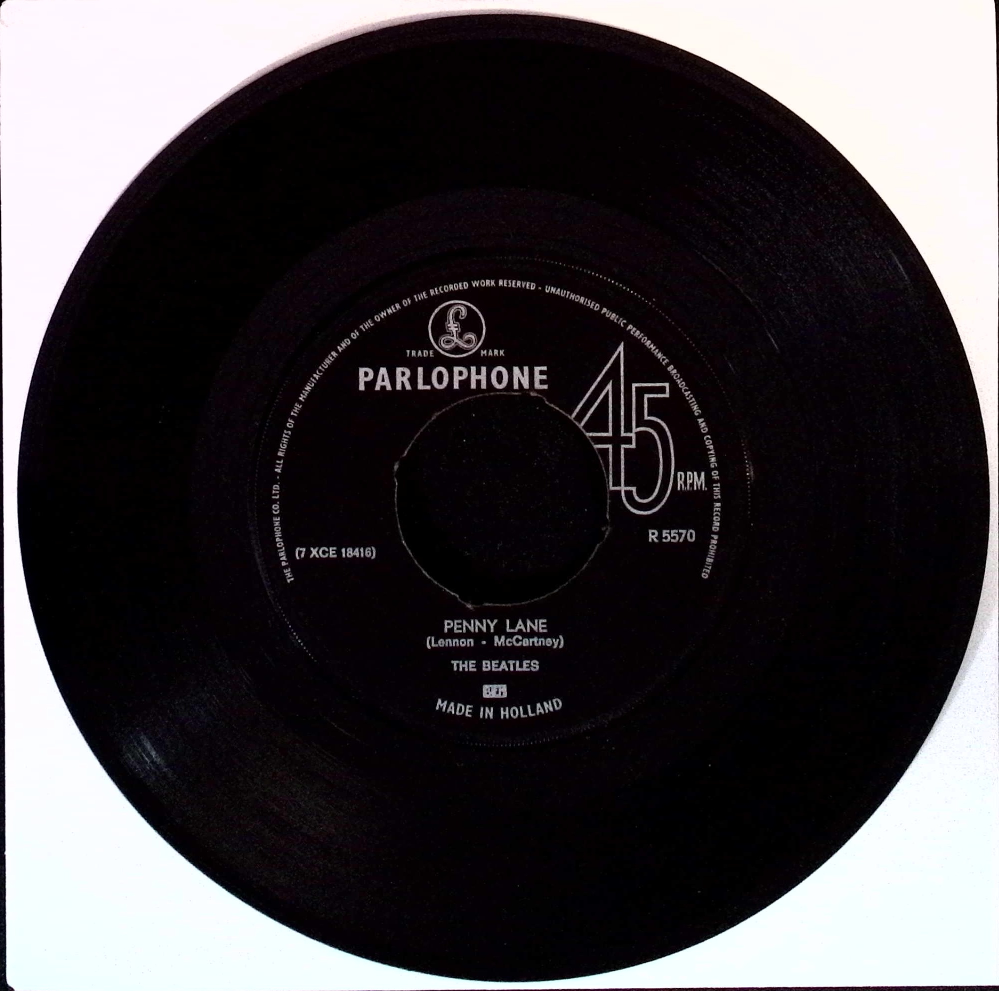 The Beatles - Strawberry Fields Forever / Penny Lane (Netherlands)