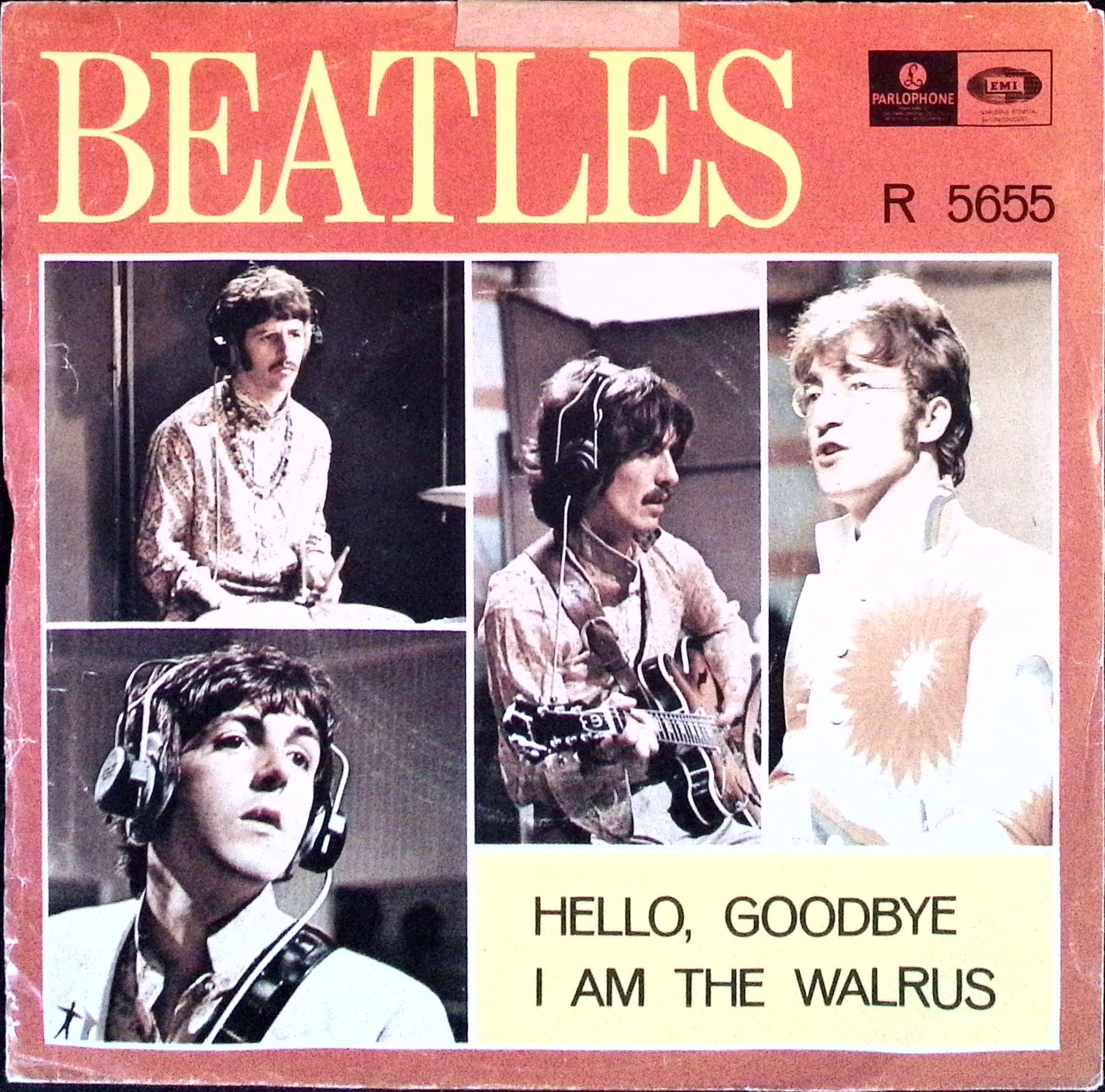 The Beatles - Hello Goodbye / I Am The Walrus (Denmark)