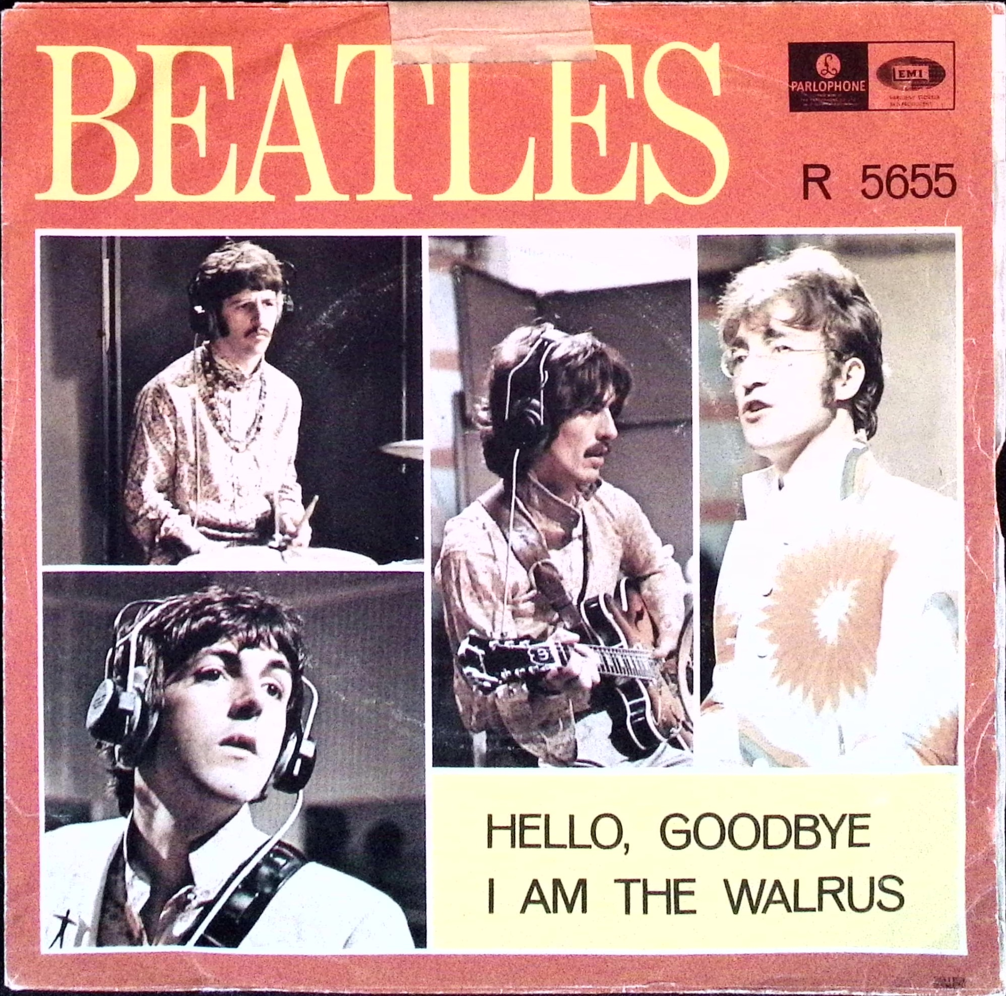 The Beatles - Hello Goodbye / I Am The Walrus (Denmark)