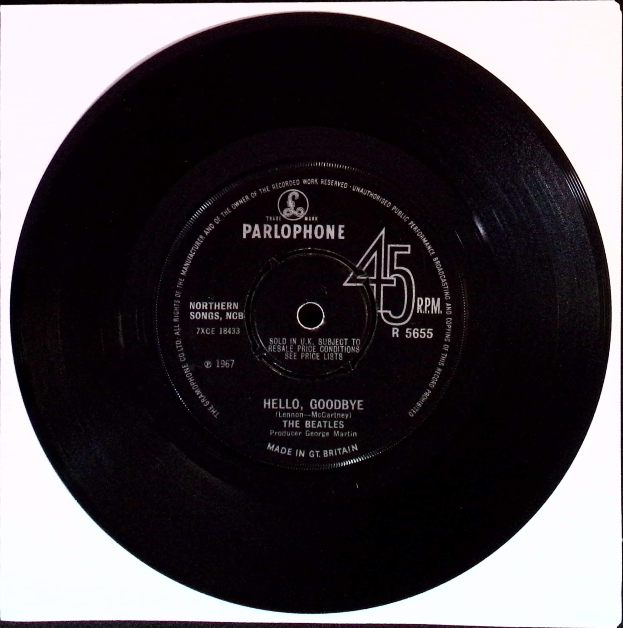 The Beatles - Hello Goodbye / I Am The Walrus (Denmark)