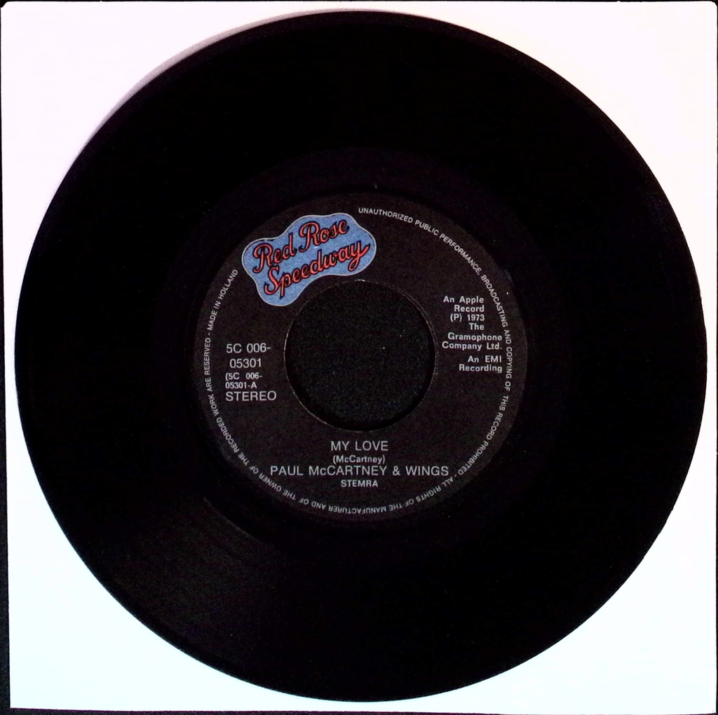 Paul Mccartney and Wings - My Love / The Mess (Netherlands)