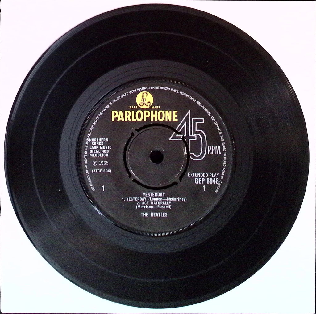 The Beatles - Yesterday (UK)