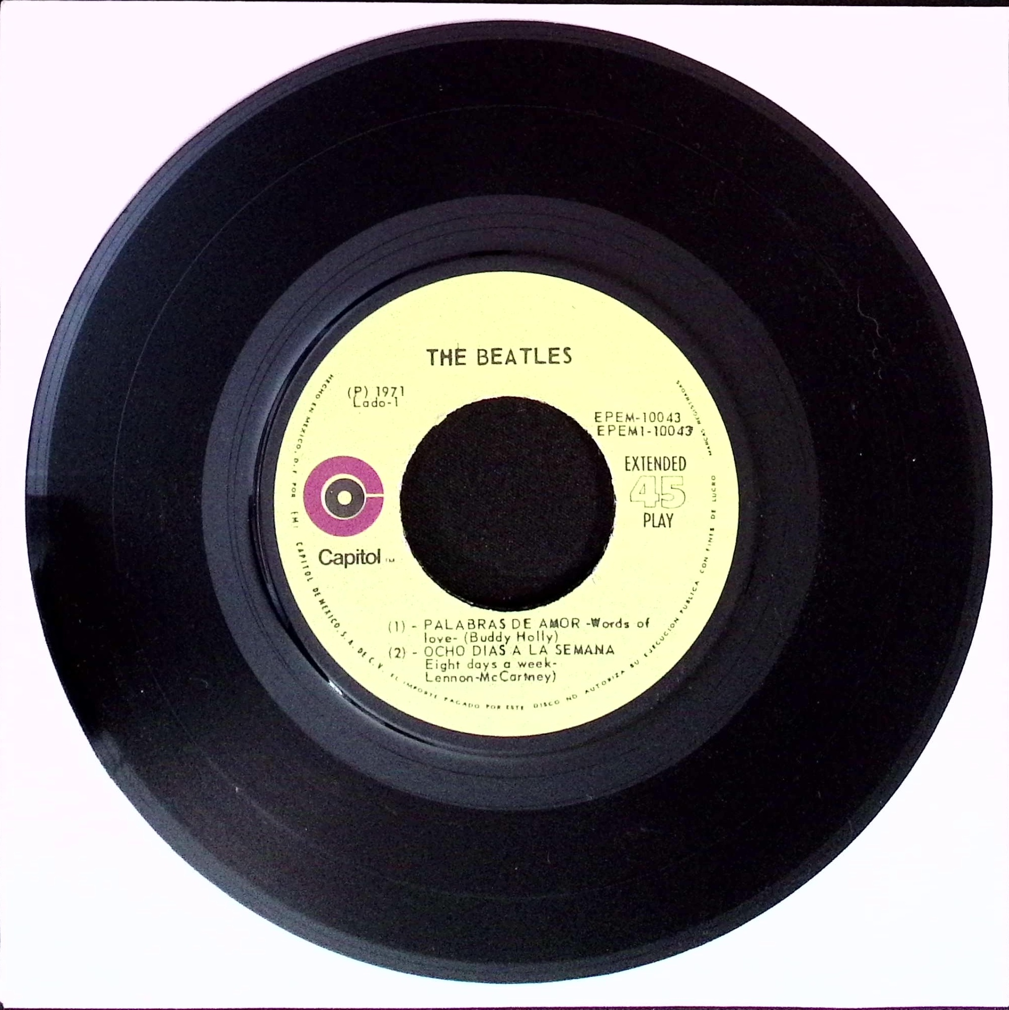 The Beatles - Palabras De Amor (Mexico)