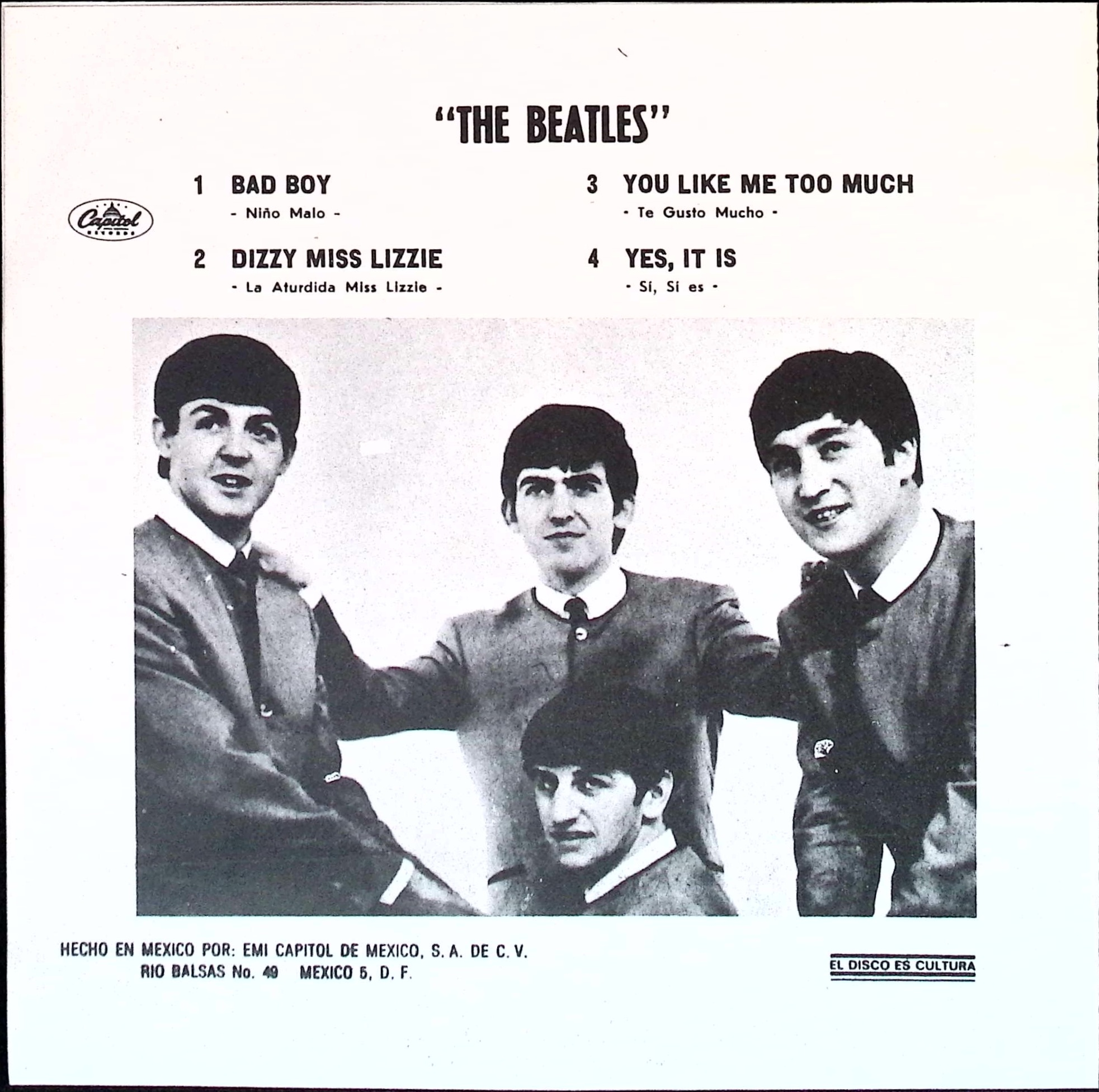 The Beatles  - Bad Boy  (Mexico)