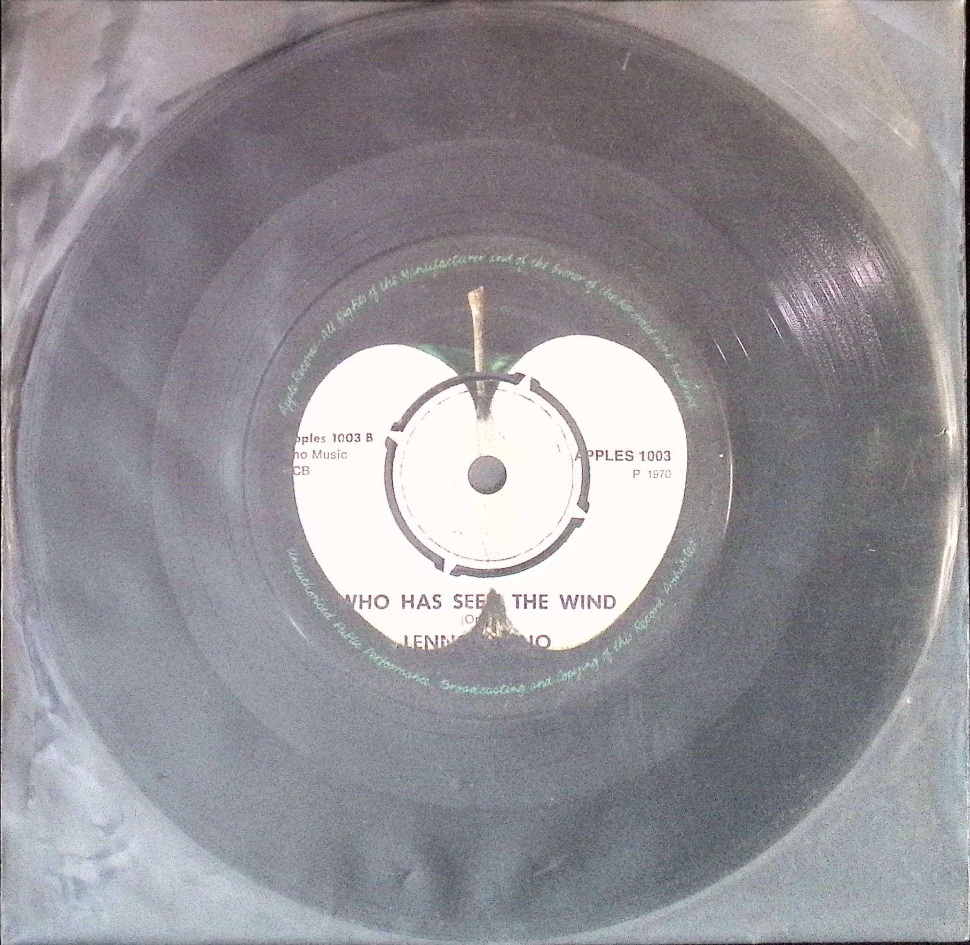 John Lennon - Instant Karma / Who Has Seen The Wind (Finland)