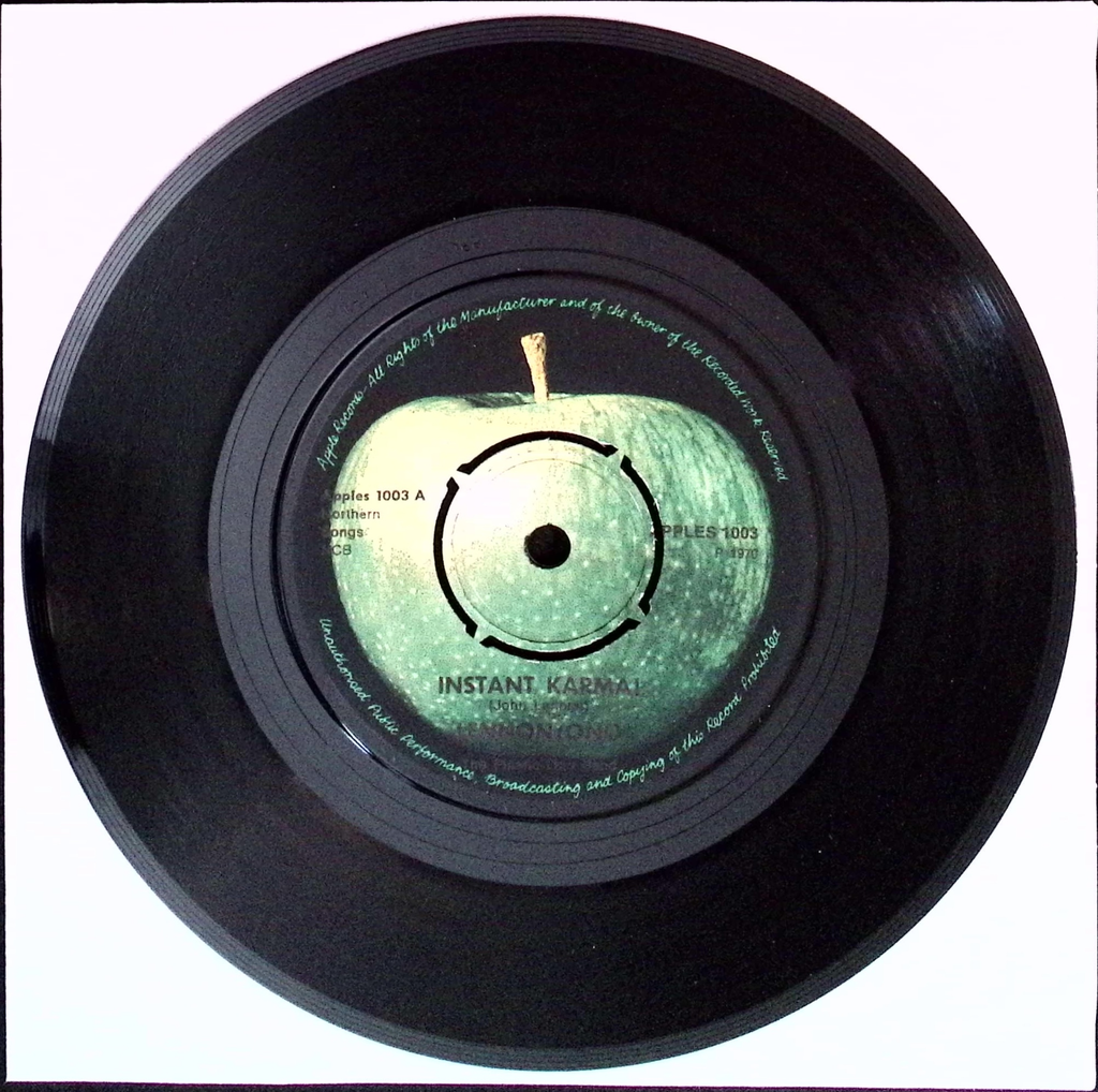 John Lennon - Instant Karma / Who Has Seen The Wind (Finland)