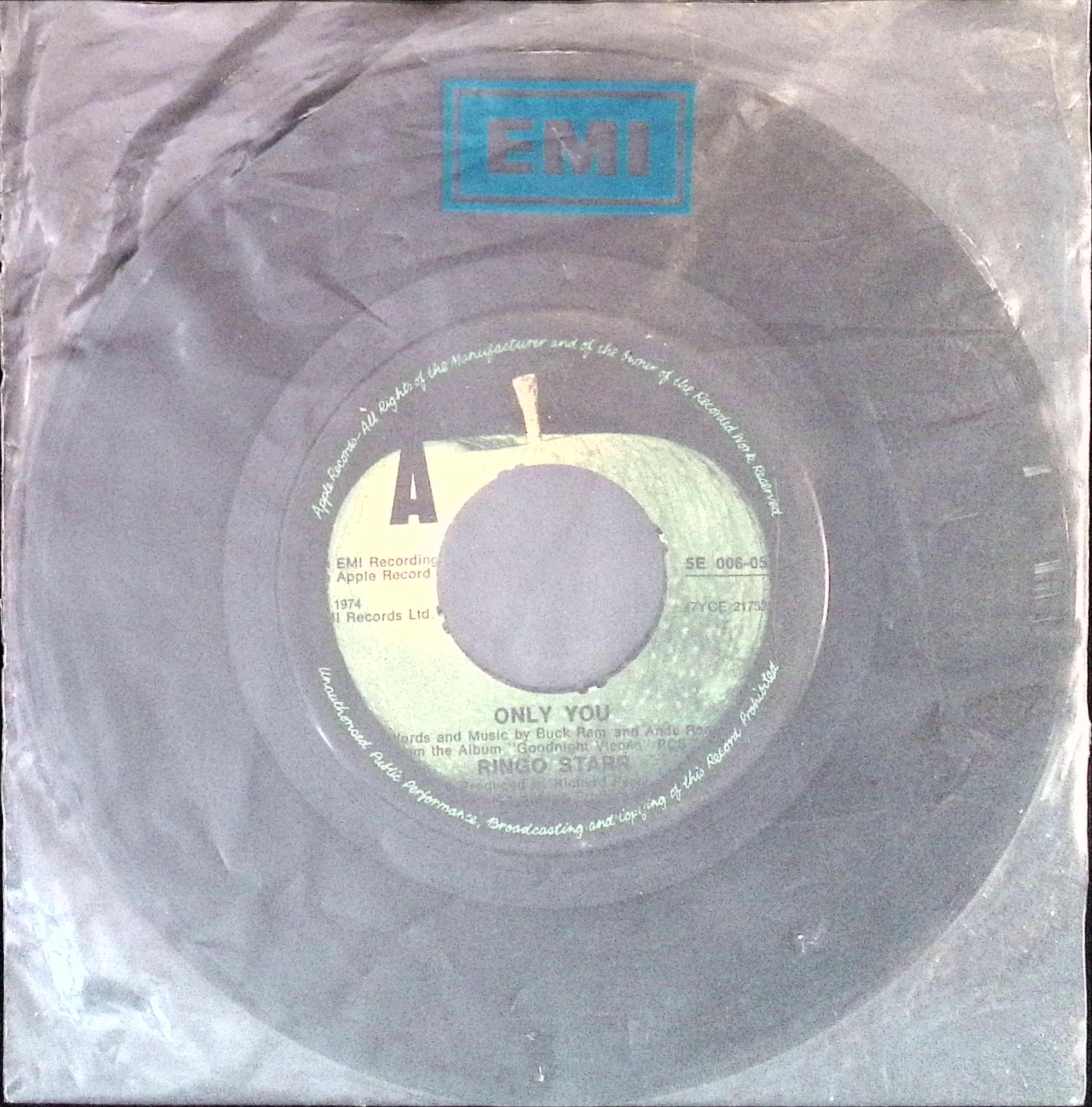 Ringo Starr - Only You / Call Me (Finland)