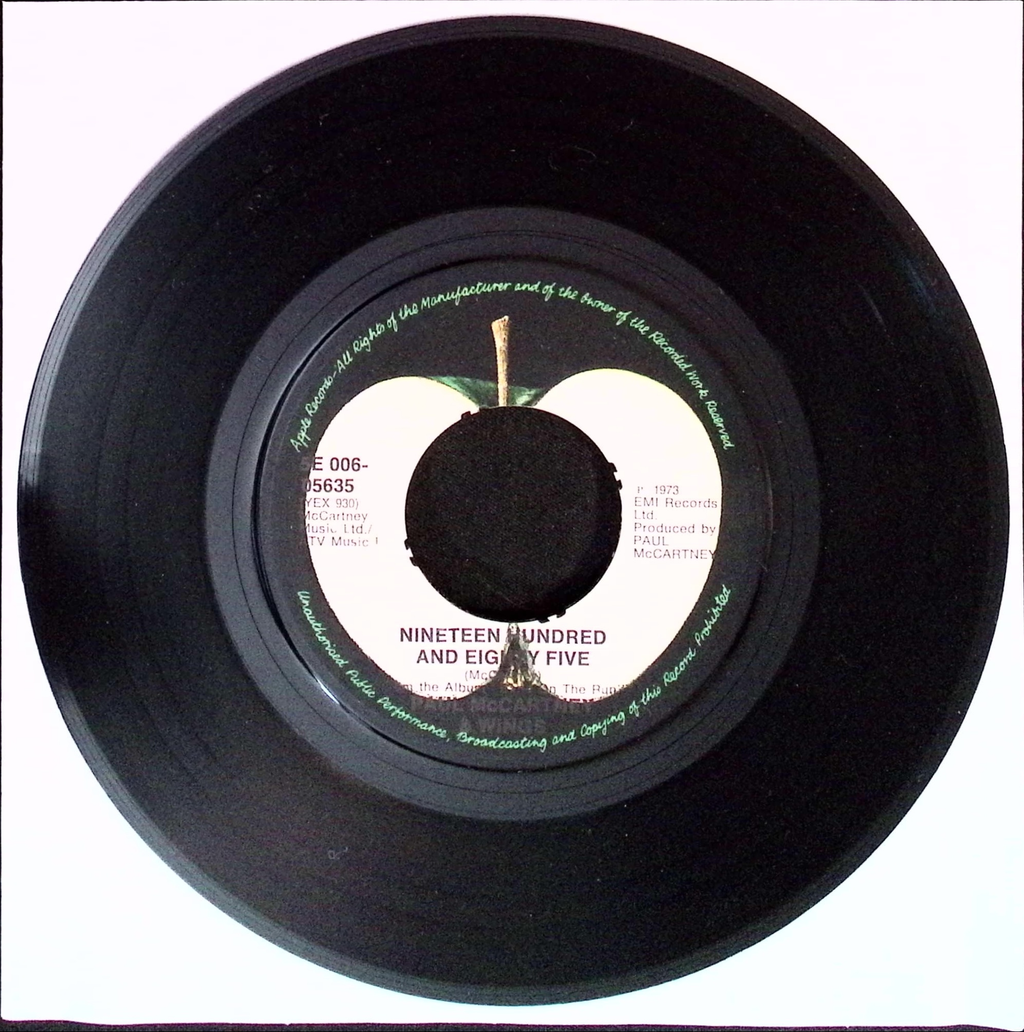 Paul Mccartney & Wings - Band On The Run / Nineteen Hundred And Eight Five (Finland)