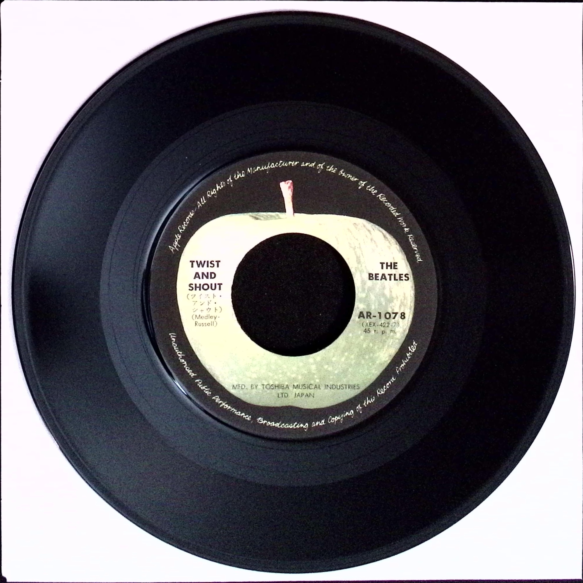 The Beatles - Twist And Shout / Roll Over Beethoven (Japan)