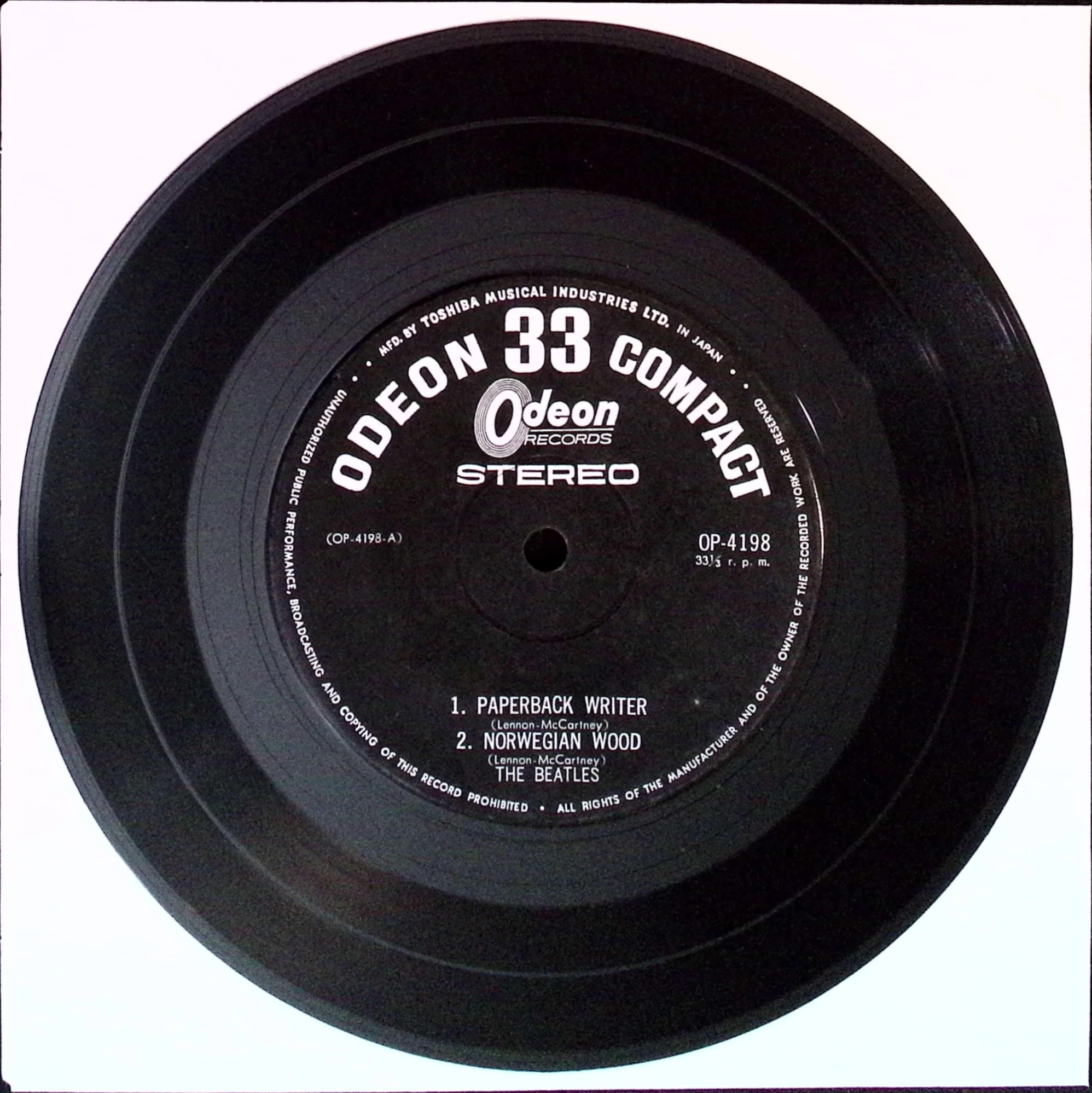 The Beatles - Paperback Writer (Japan)