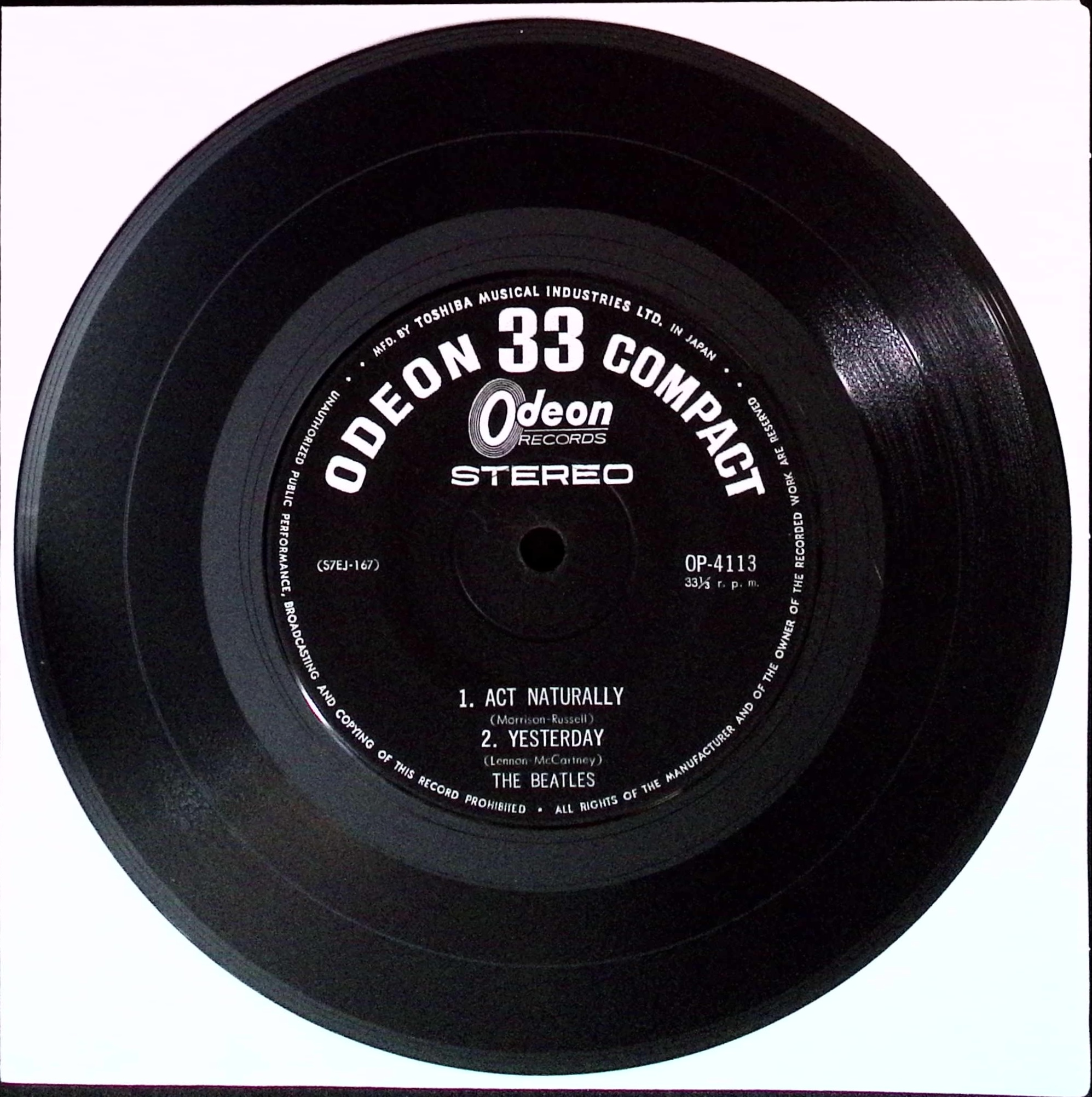 The Beatles - You're Going To Lose That Girl   (Japan)