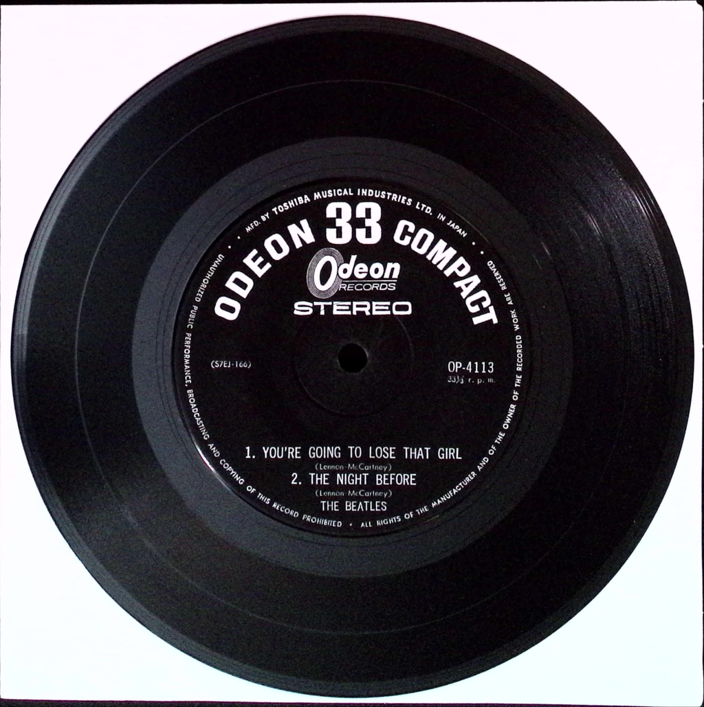 The Beatles - You're Going To Lose That Girl   (Japan)
