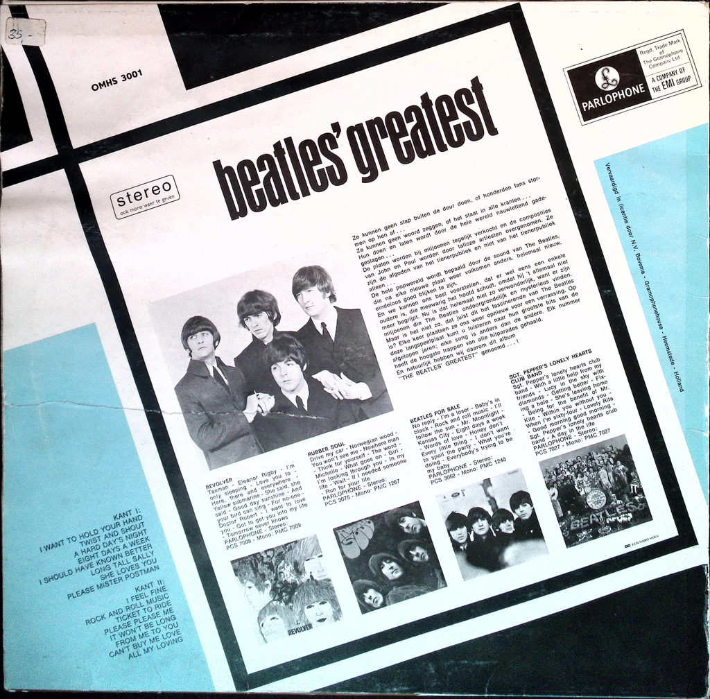 The Beatles - Beatles Greatest (Norway)