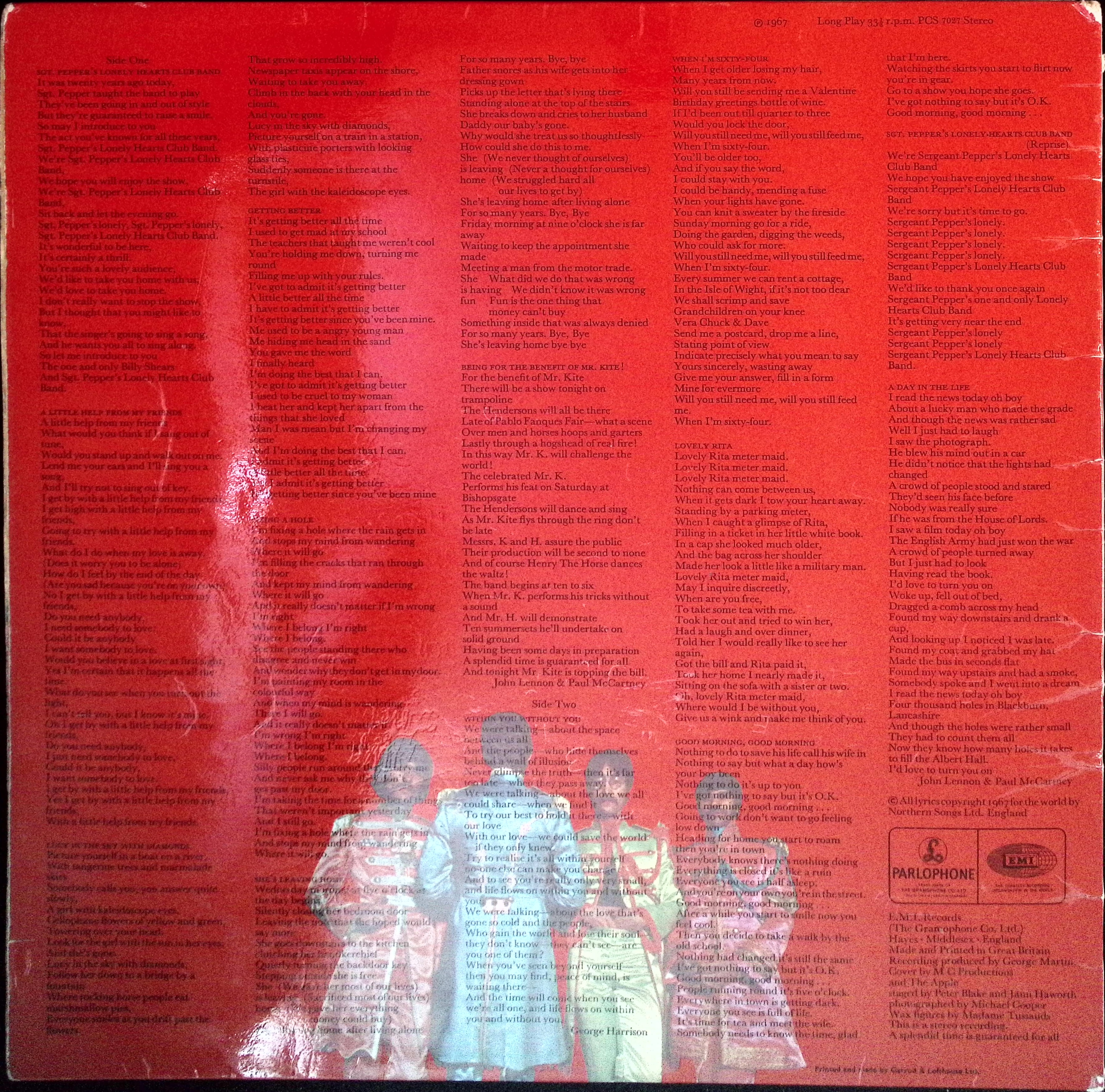 The Beatles - Sgt. Peppers Lonely Hearts Club Band  (Norway)