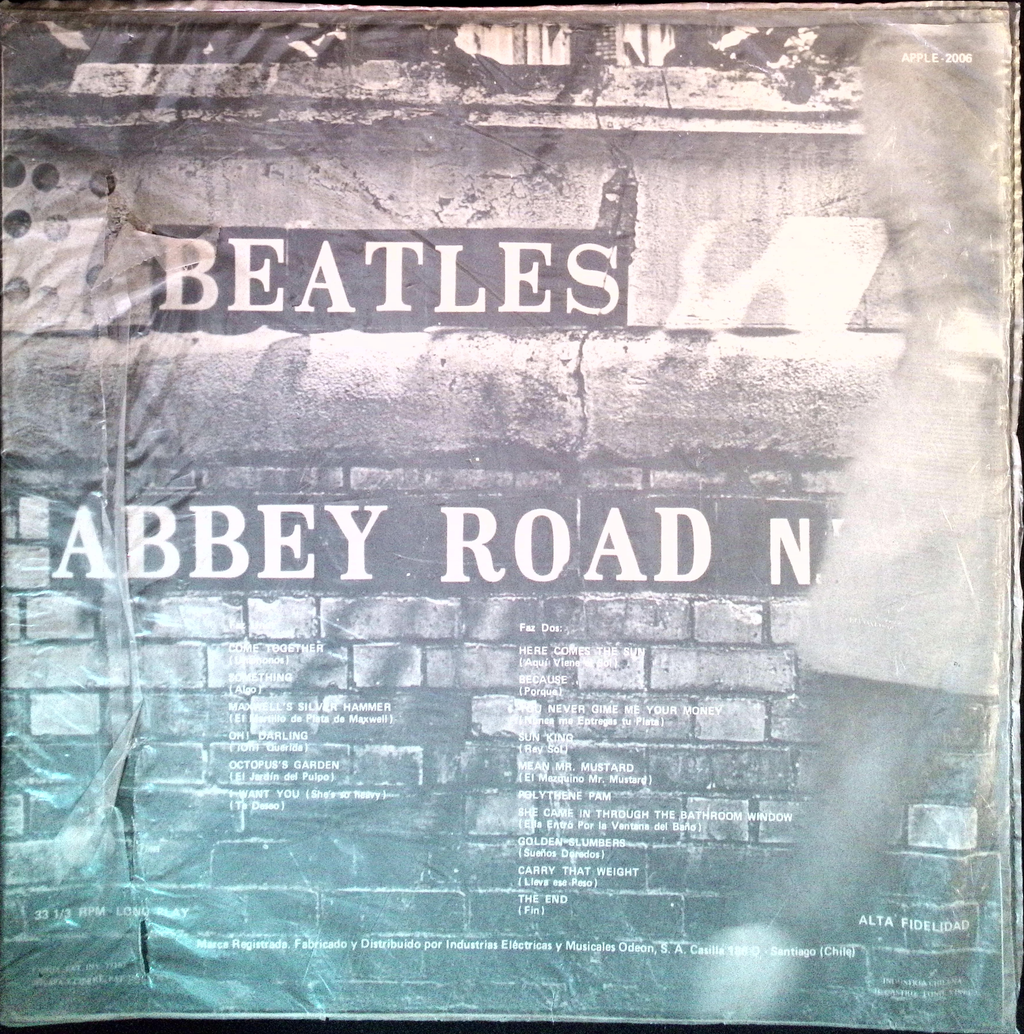 The Beatles - Abbey Road (Chile)