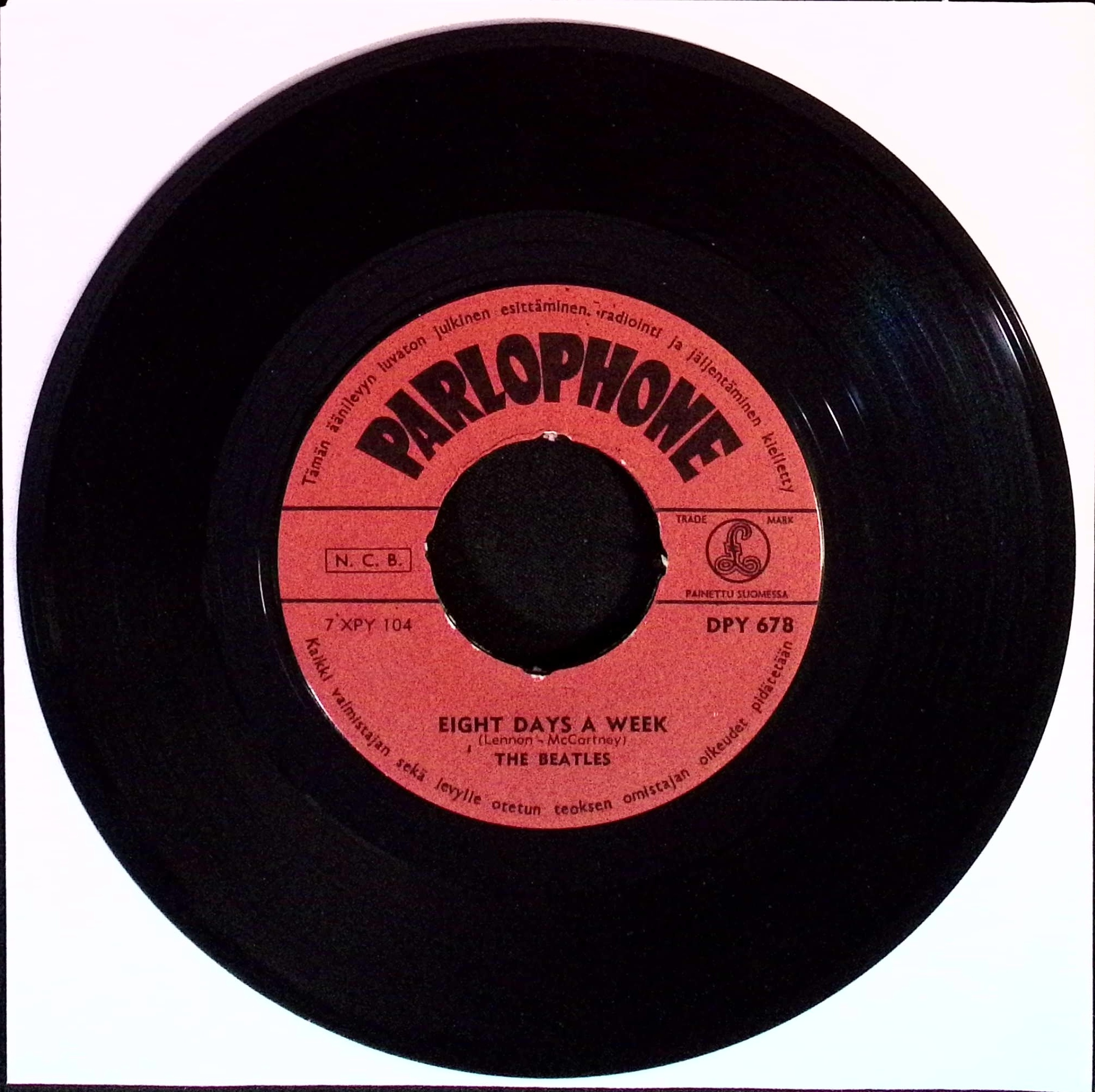 The Beatles - Eight Days A Week / Rock And Roll Music (Finland)