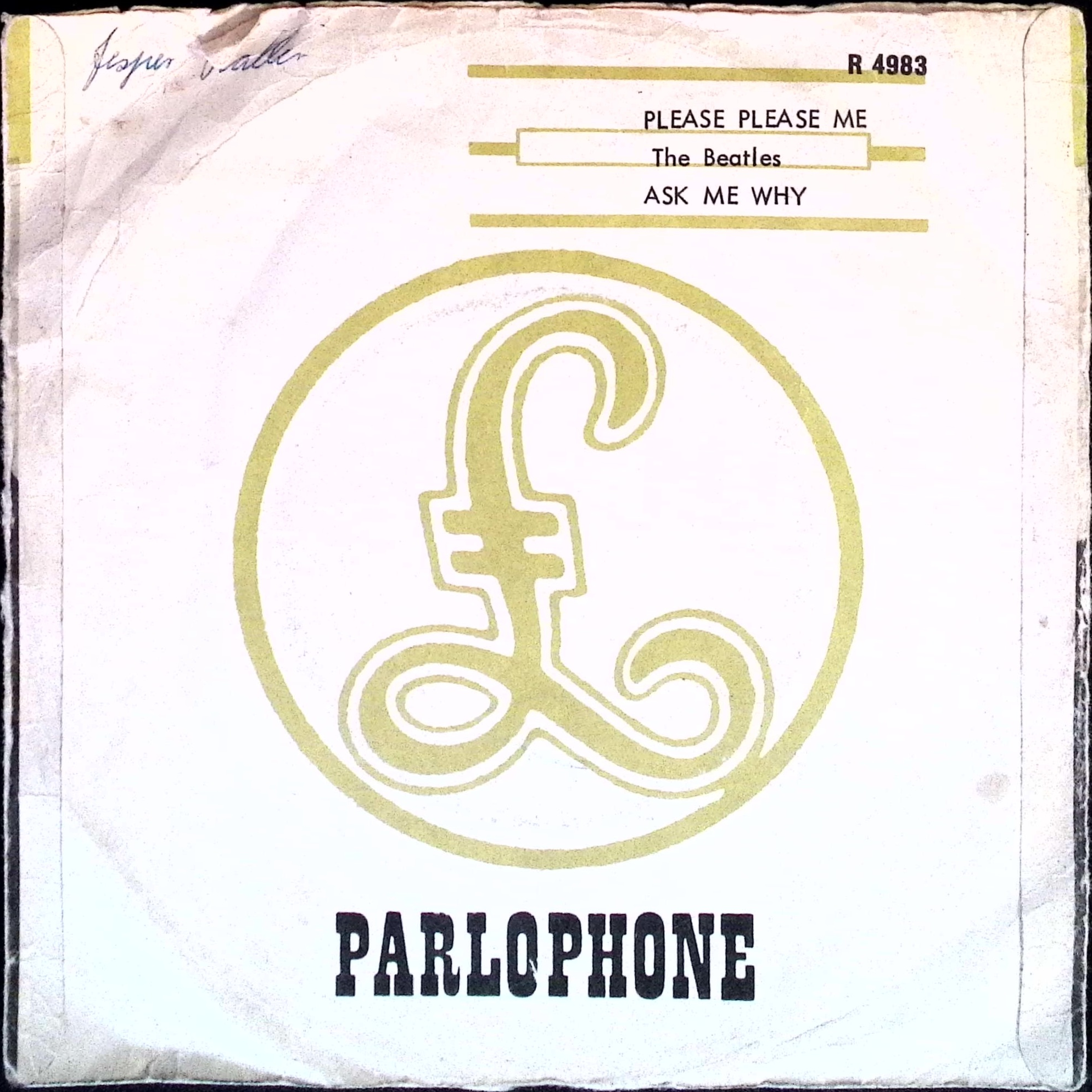 The Beatles - Please Please Me / Ask Me Why (Denmark)