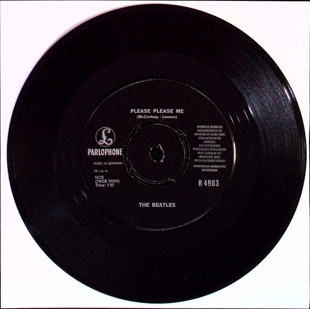 The Beatles - Please Please Me / Ask Me Why (Denmark)