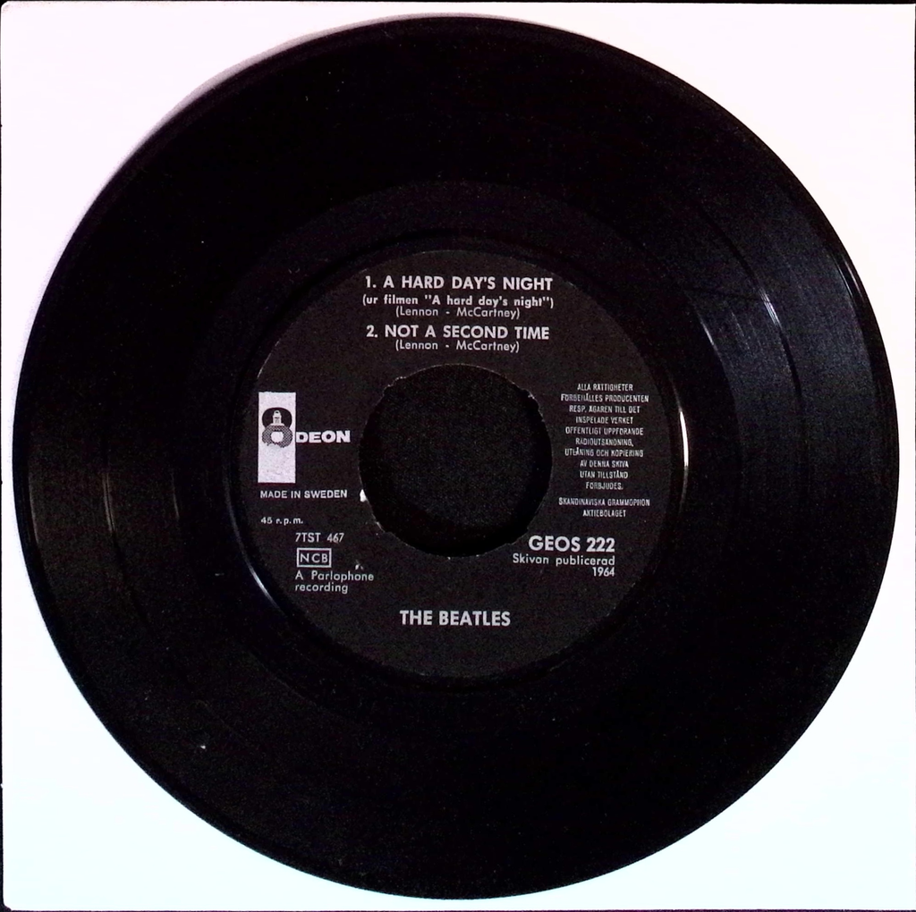 The Beatles - A Hard Day's Night (Sweden)