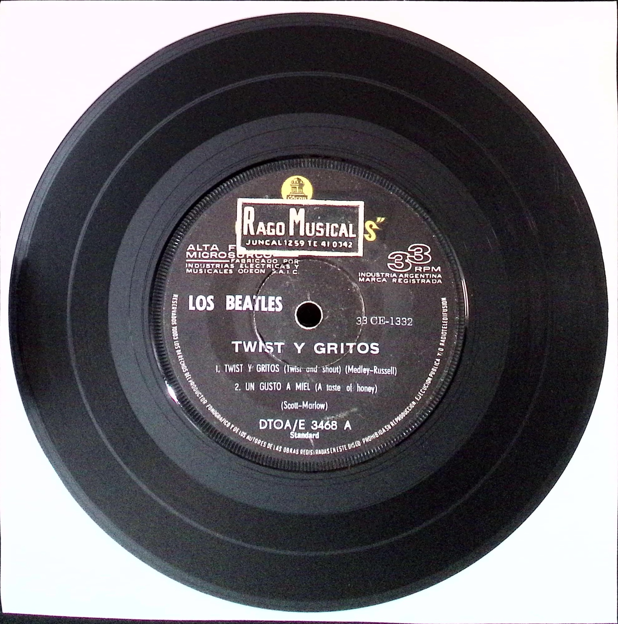 The Beatles  - Twist and Shout (Argentina)