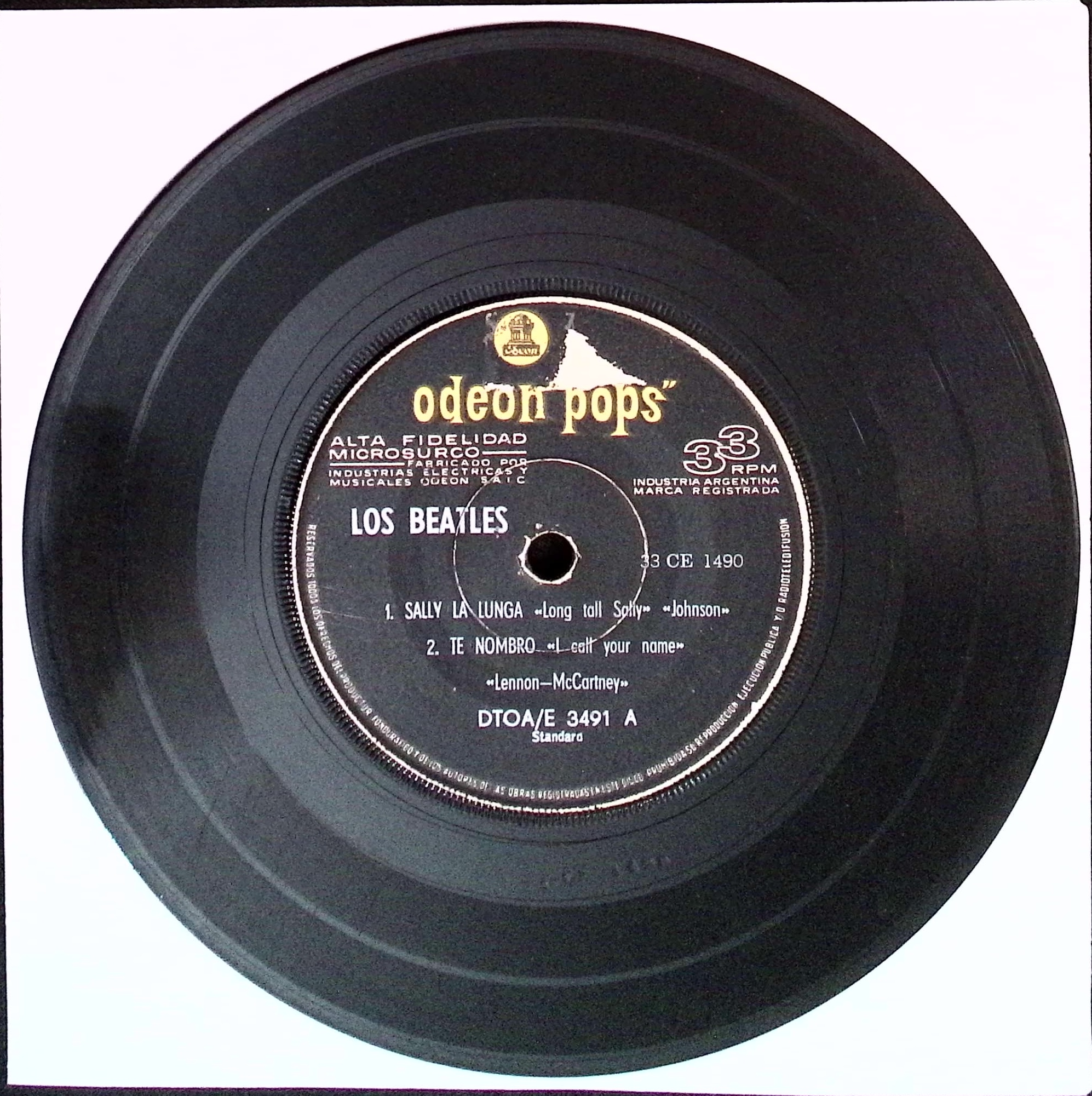 The Beatles  - Long Tall Sally (Argentina)