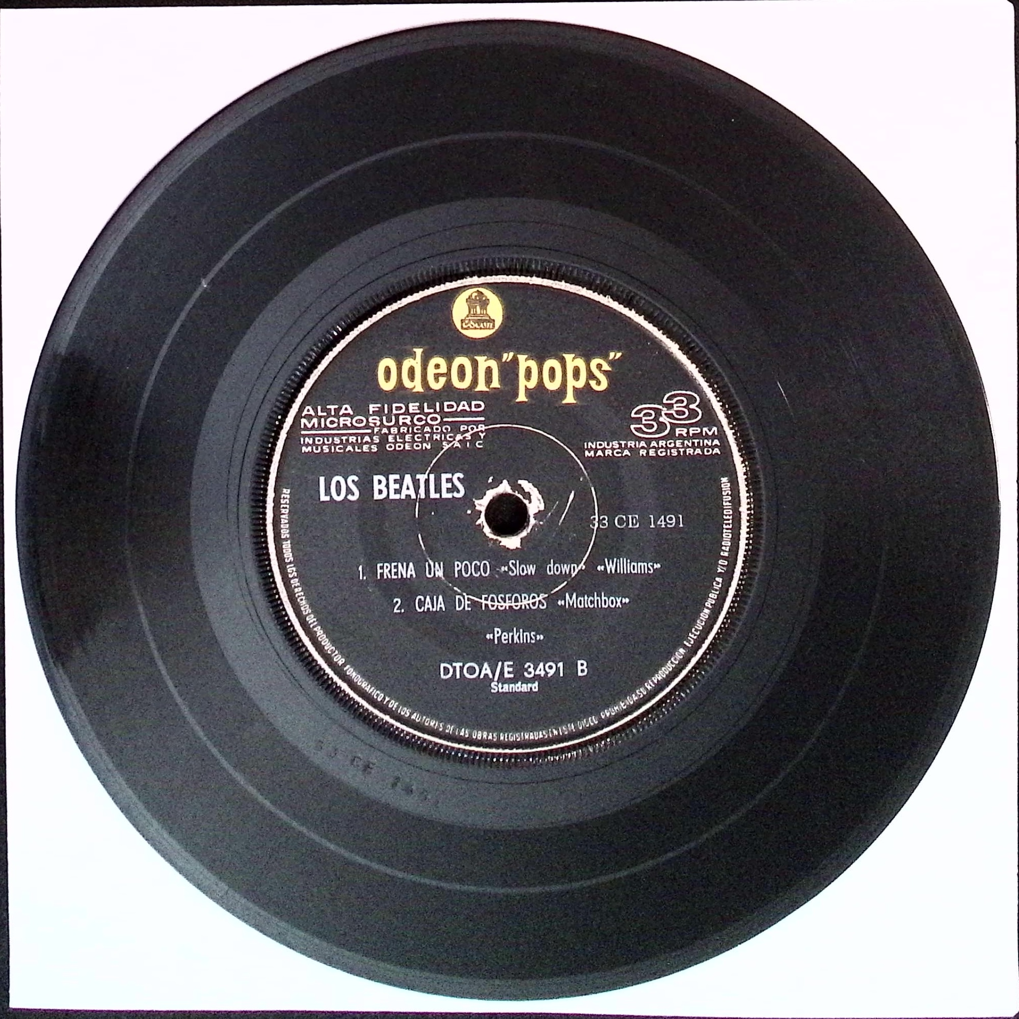 The Beatles  - Long Tall Sally (Argentina)