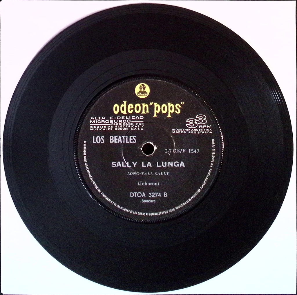 The Beatles  - A Hard Day's Night / Long Tall Sally (Argentina)