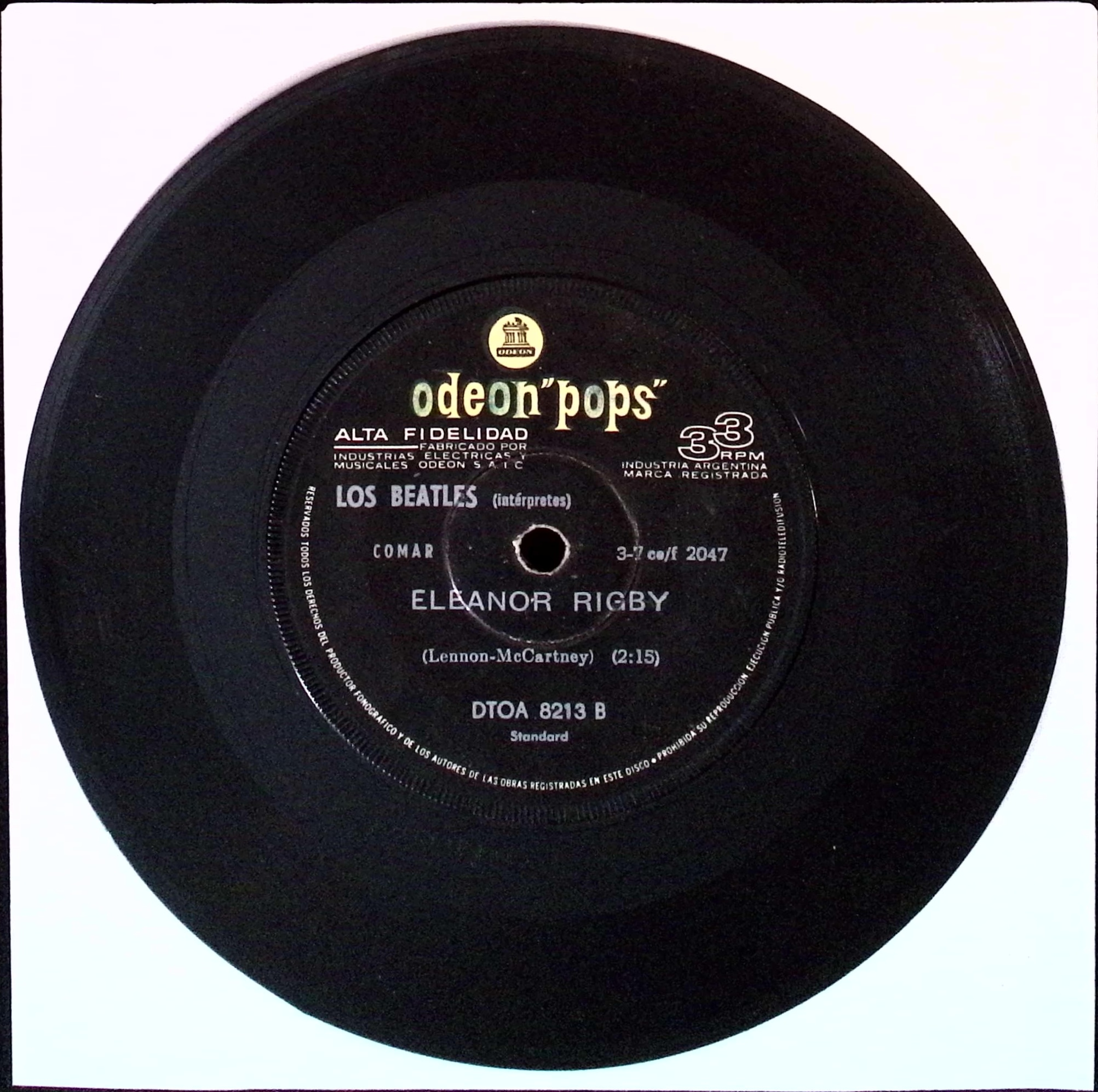 The Beatles  - Yellow Submarine / Eleanor Rigby (Argentina)