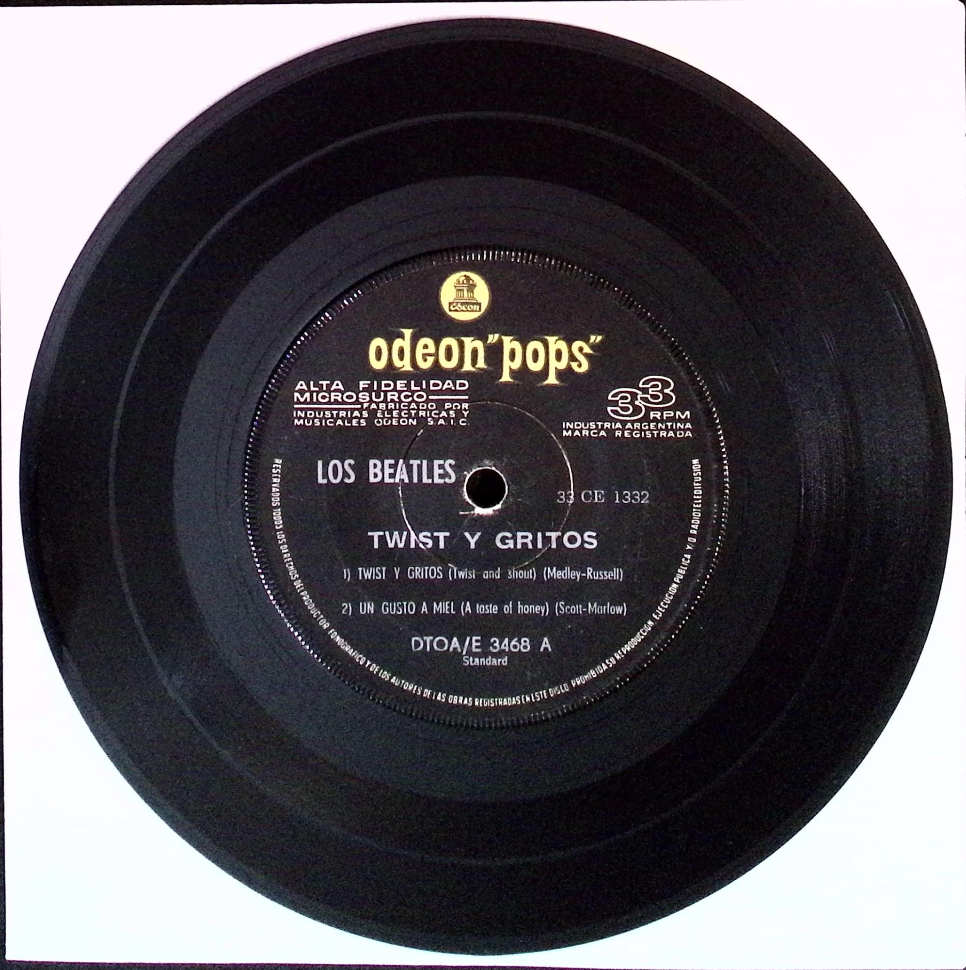 The Beatles  - Twist and Shout (Argentina)
