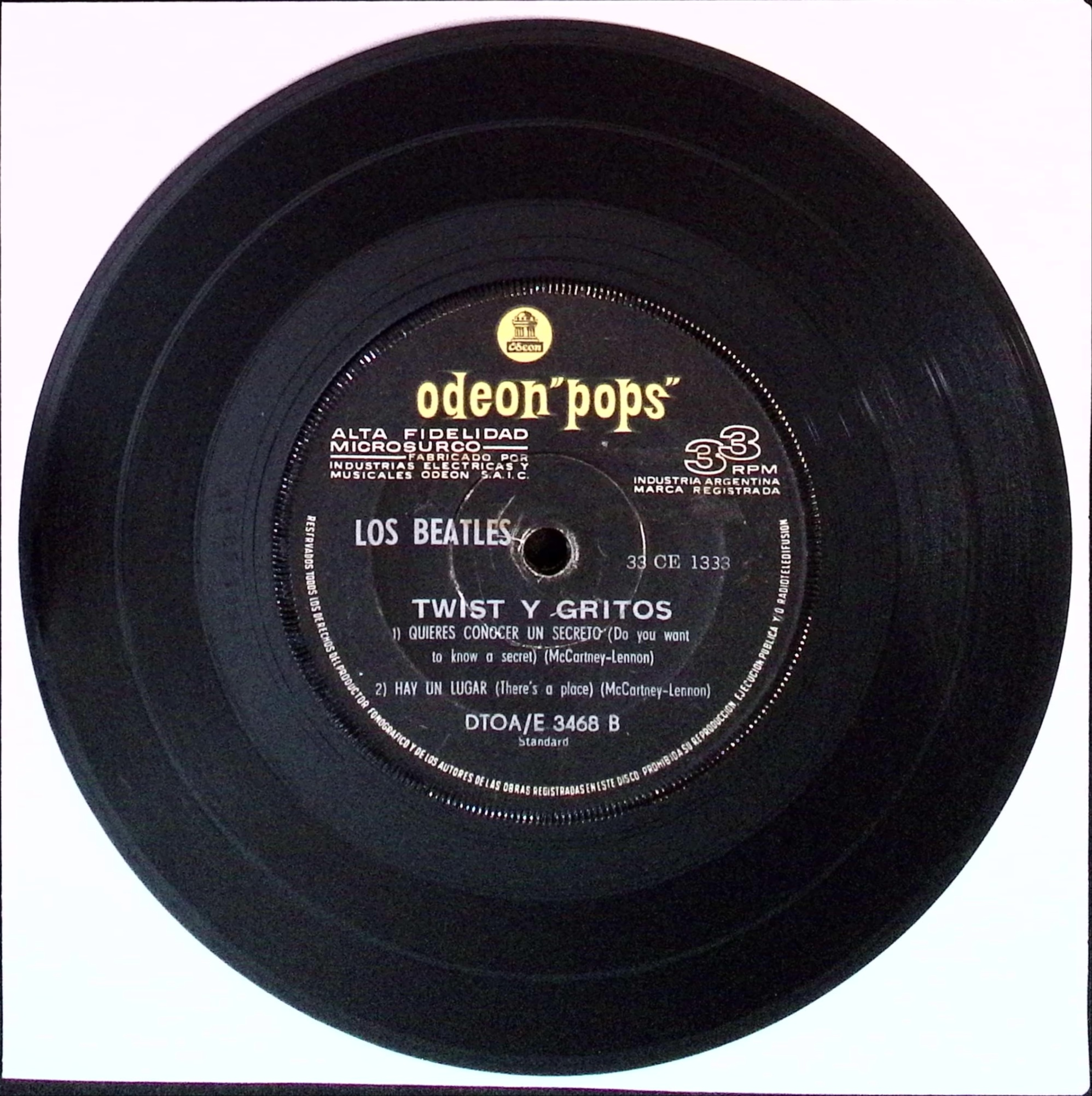 The Beatles  - Twist and Shout (Argentina)