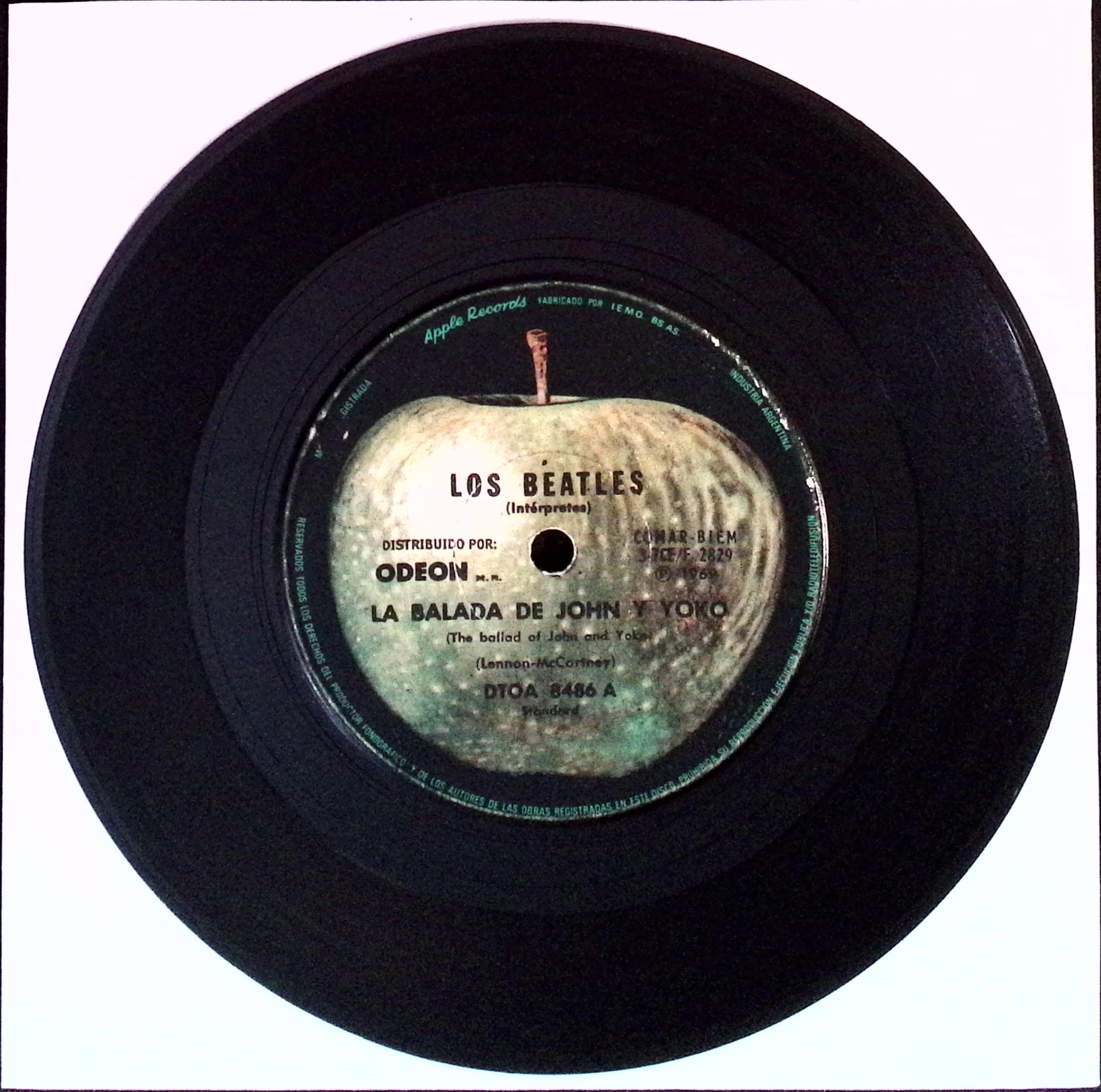 The Beatles  - The Ballad Of John and Yoko / Old Brown Shoe (Argentina)