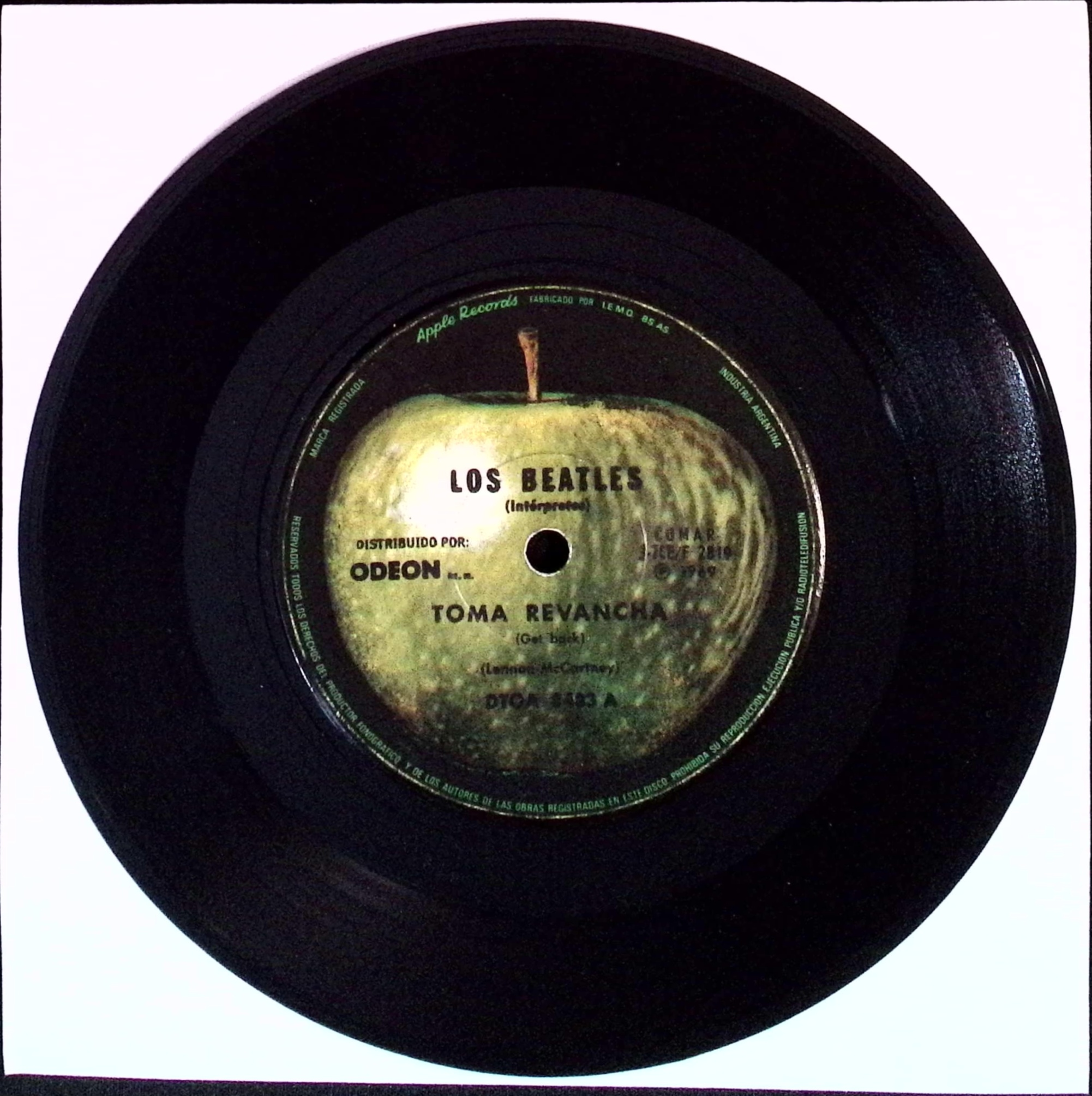The Beatles  - Get Back / Don't Let Me Down (Argentina)