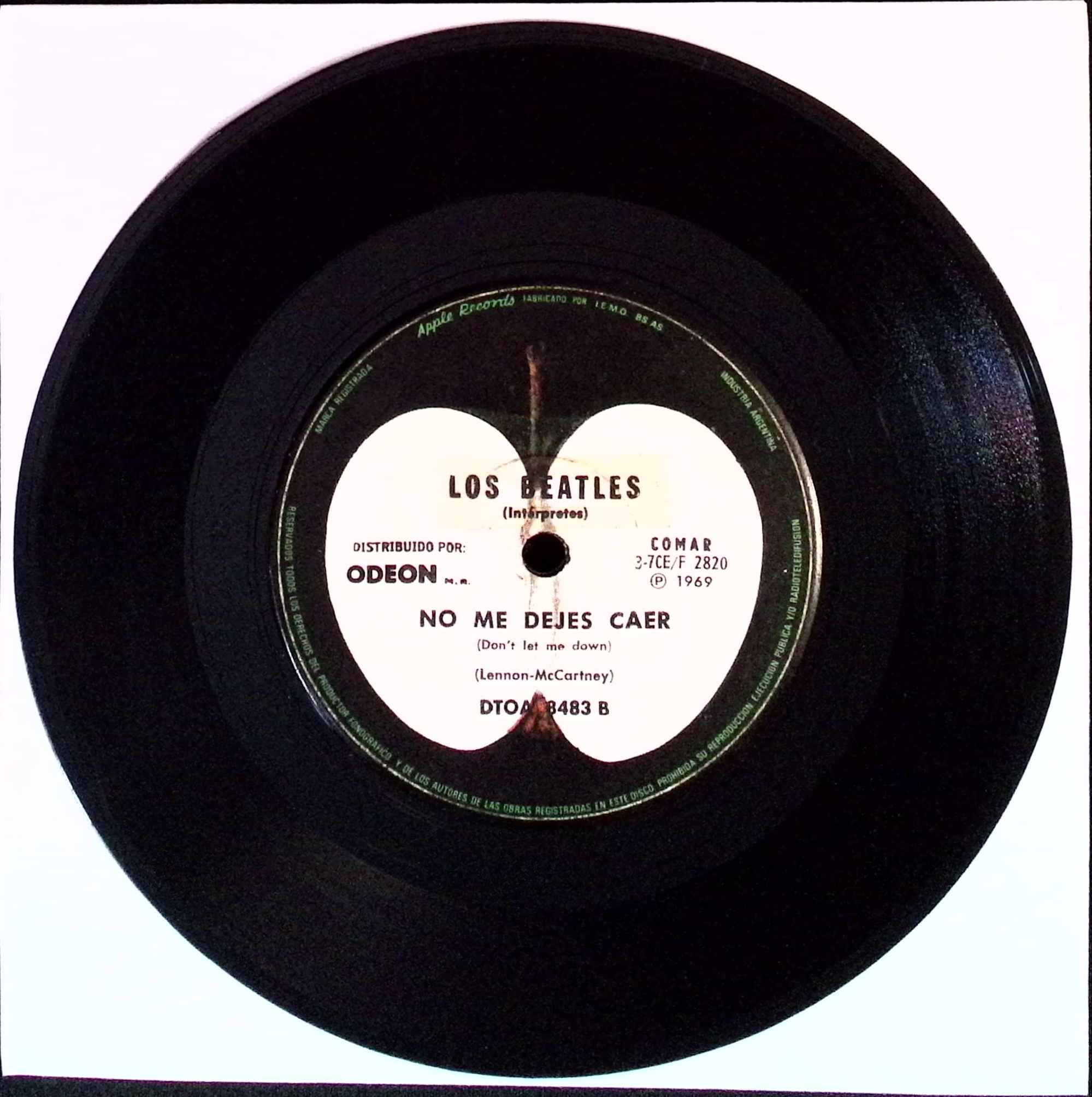 The Beatles  - Get Back / Don't Let Me Down (Argentina)