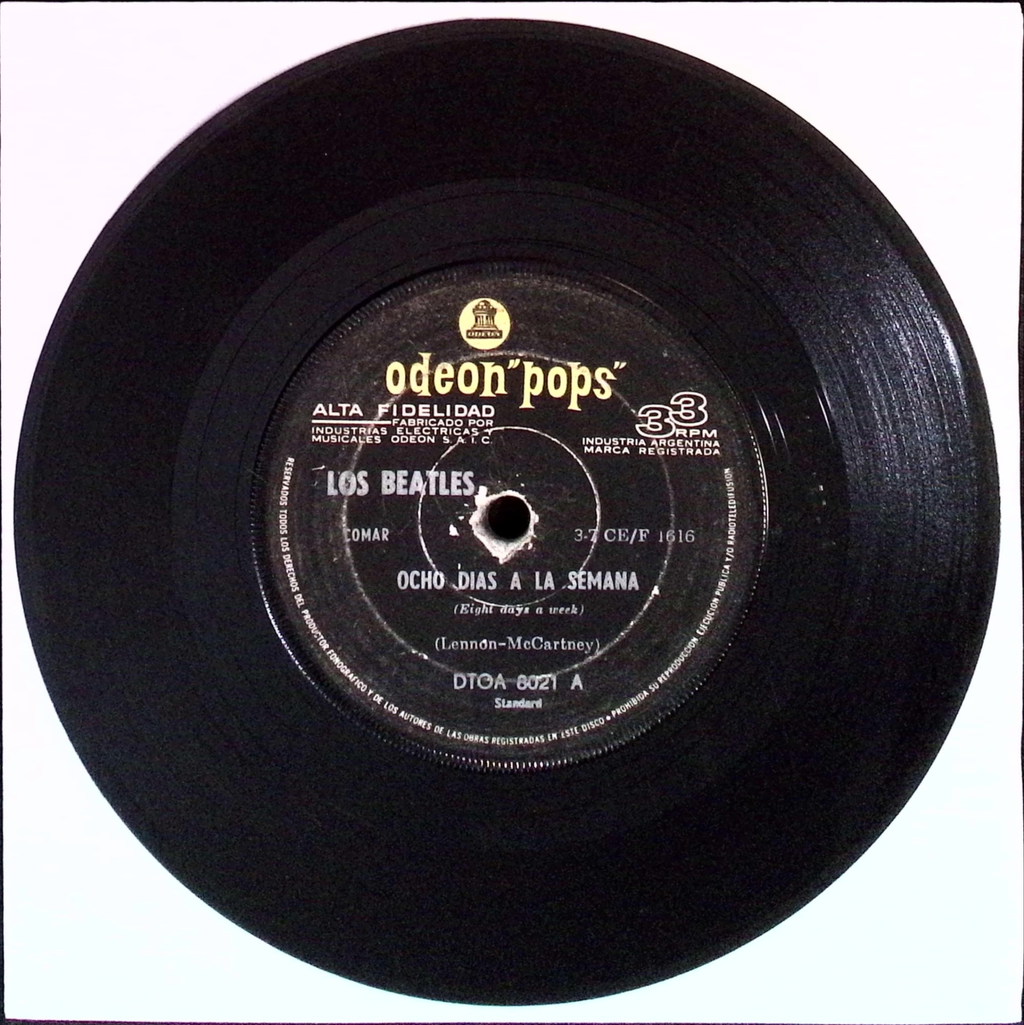 The Beatles  - Eight Days a week / Rock and Roll music (Argentina)