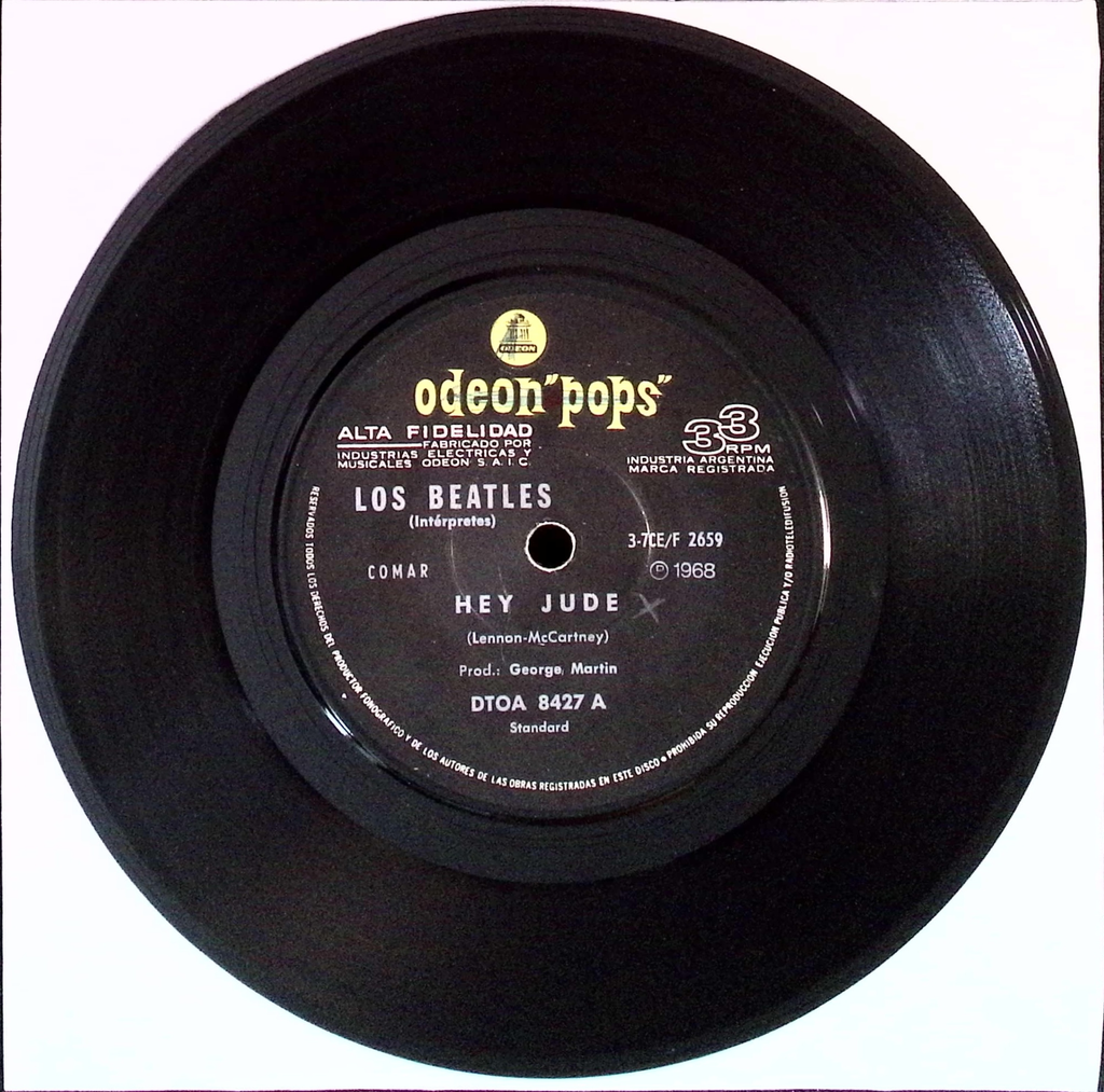 The Beatles  - Hey Jude / Revolution (Argentina)