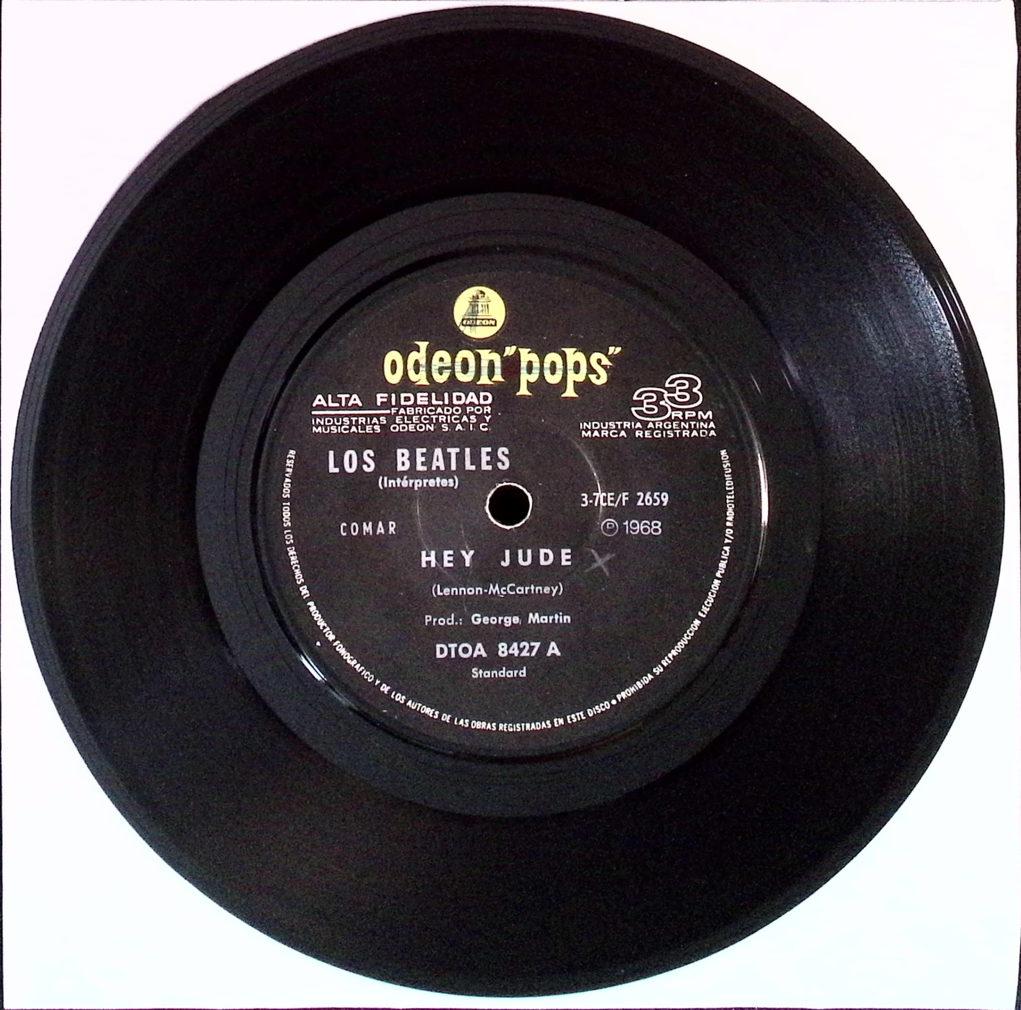 The Beatles  - Hey Jude / Revolution (Argentina)