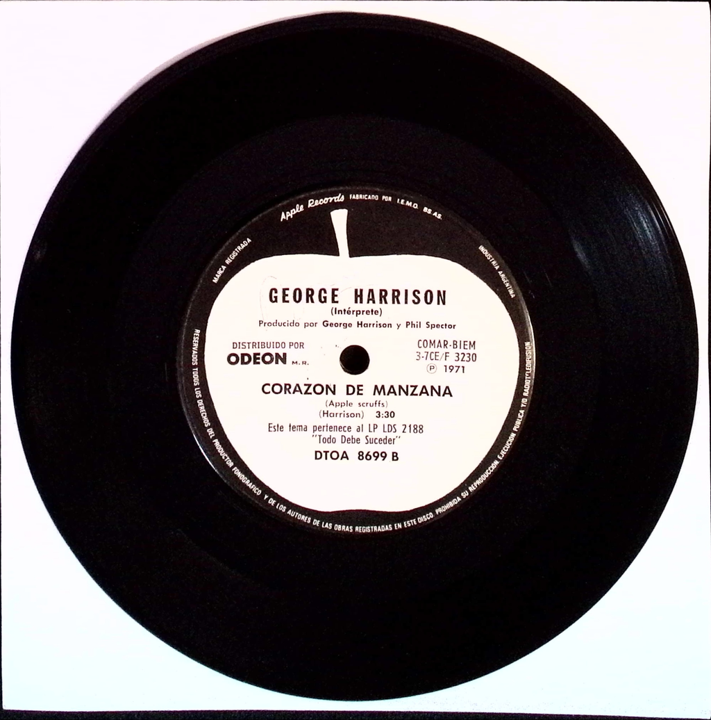 George Harrison - What Is Life / Apple Scruffs (Argentina)