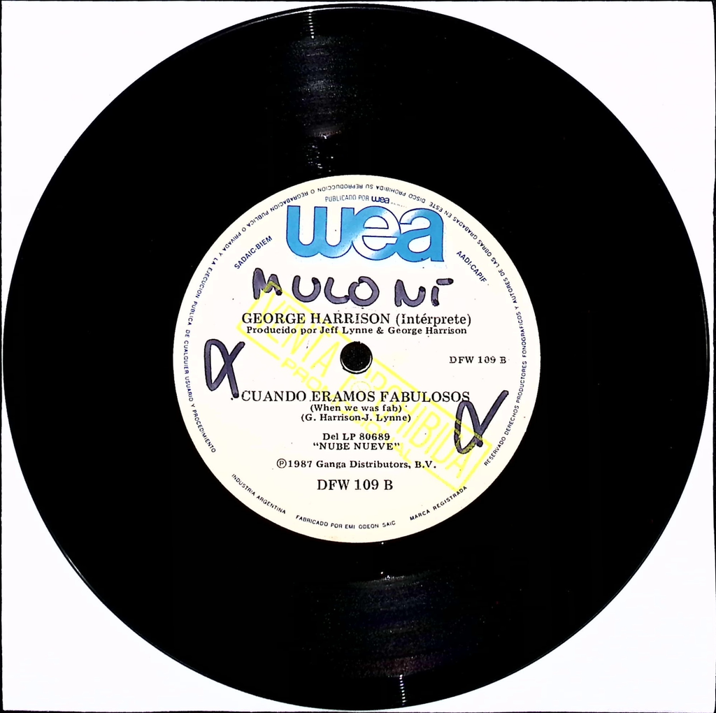George Harrison - When We Was Fab / Como Un Lobo (Argentina)