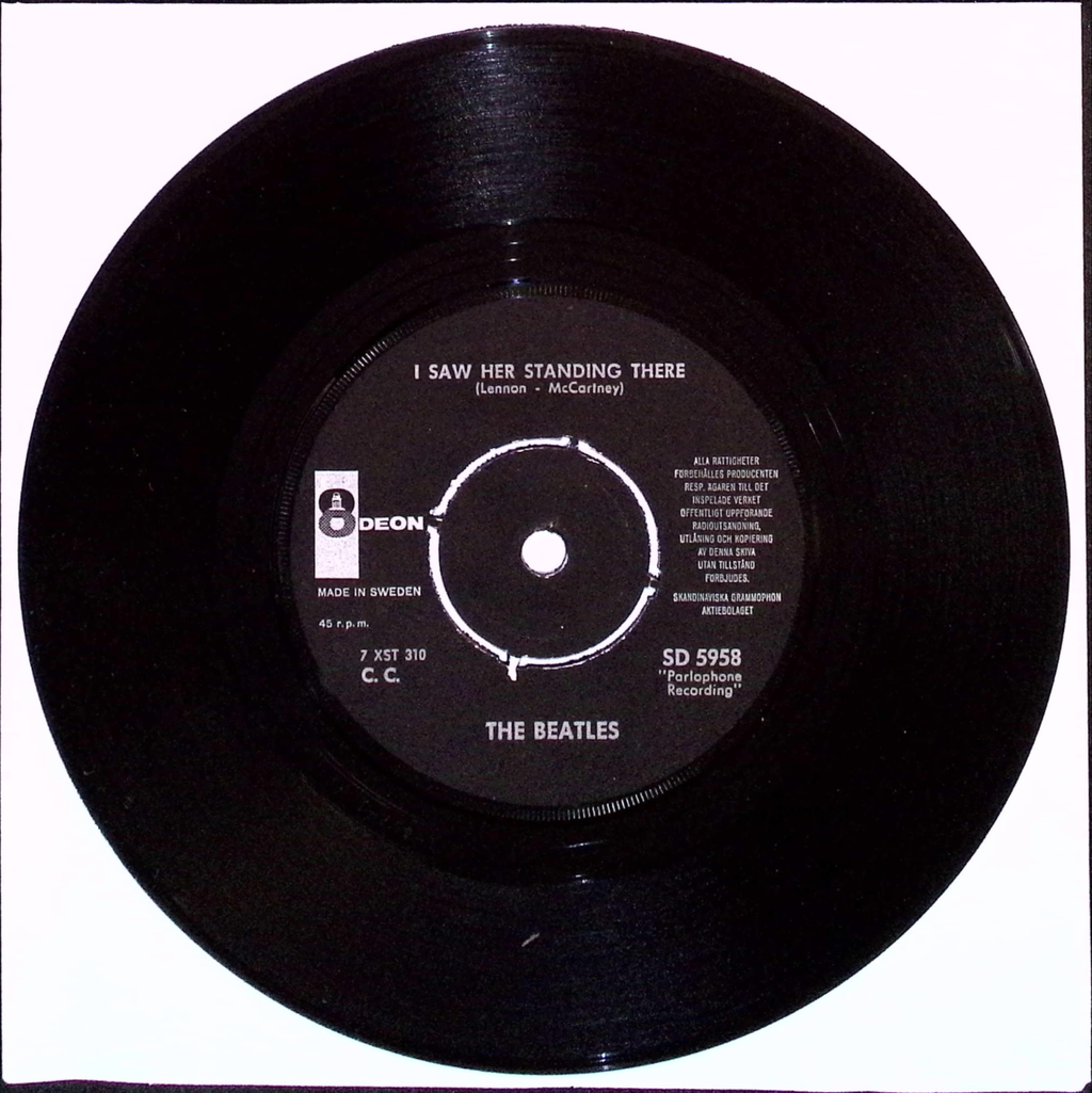 The Beatles - All My Loving / I Saw Here Standing There (Sweden)