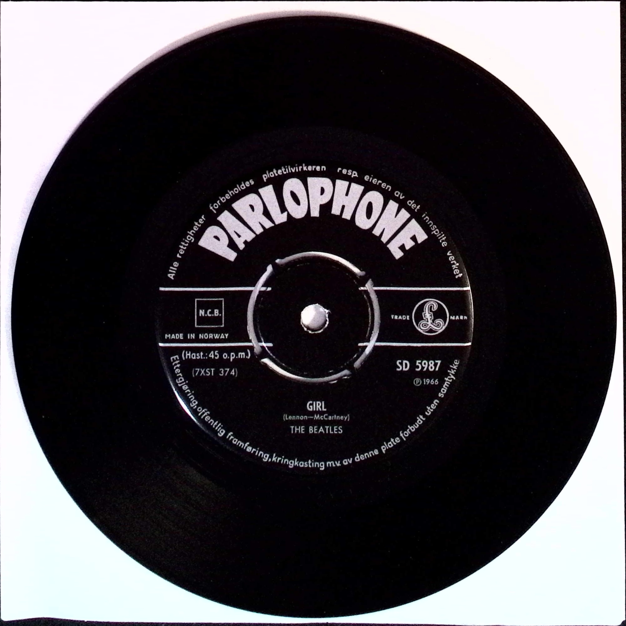 The Beatles - Michelle / Girl (Norway)