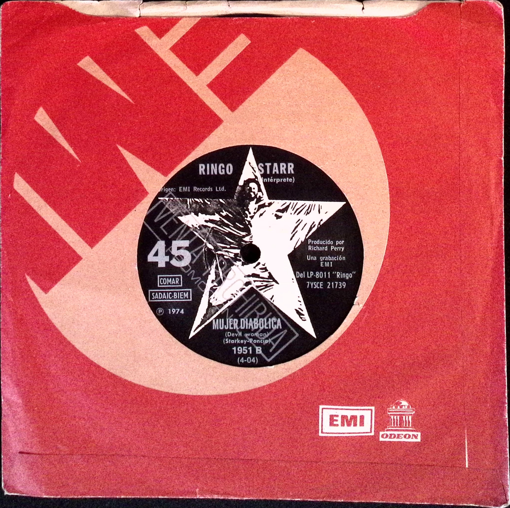 Ringo Starr - You're Sixteen / Devil woman (Argentina)