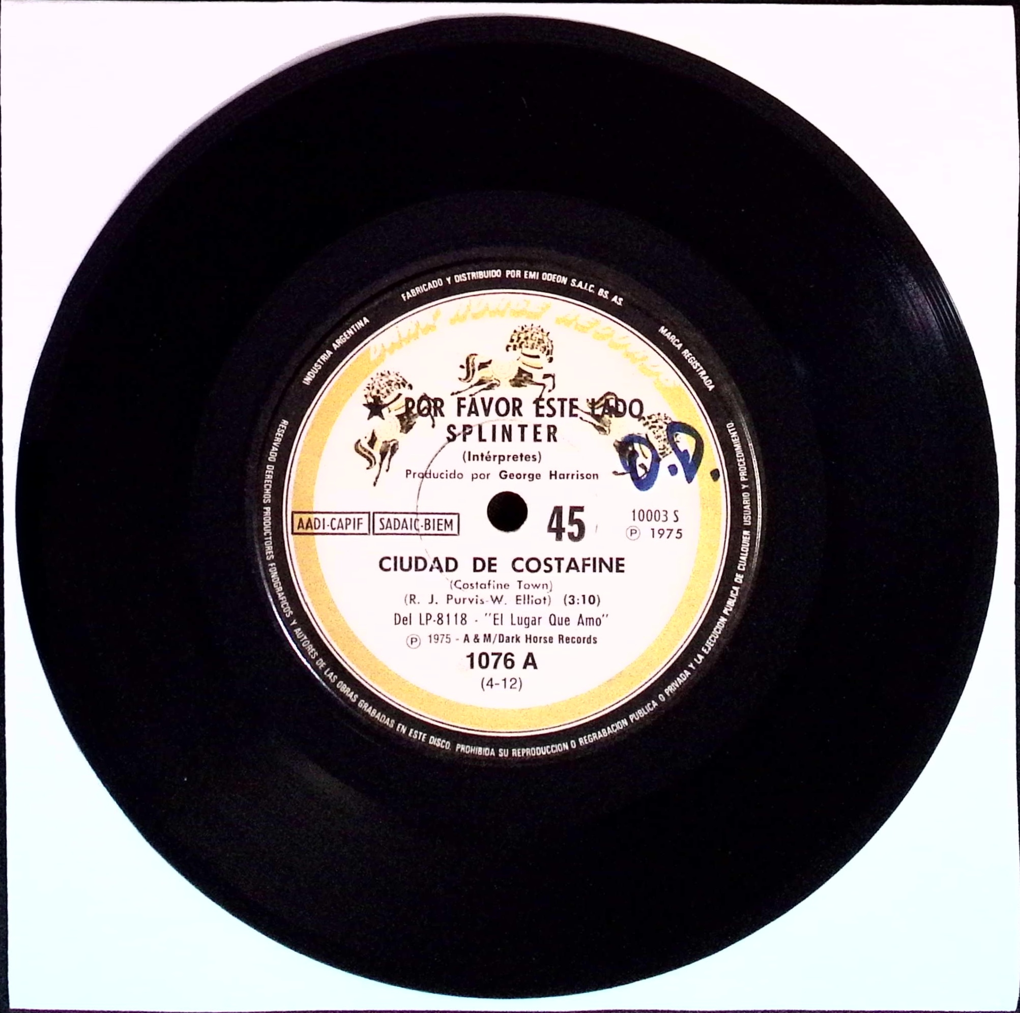 Splinter - Costafine Town / Elly-May (Argentina)