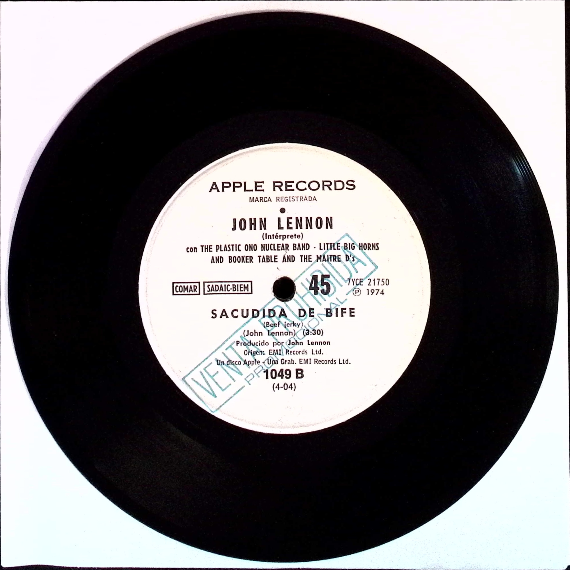 John Lennon - Whatever gets you thru' the night / Beef Jerky (Argentina)