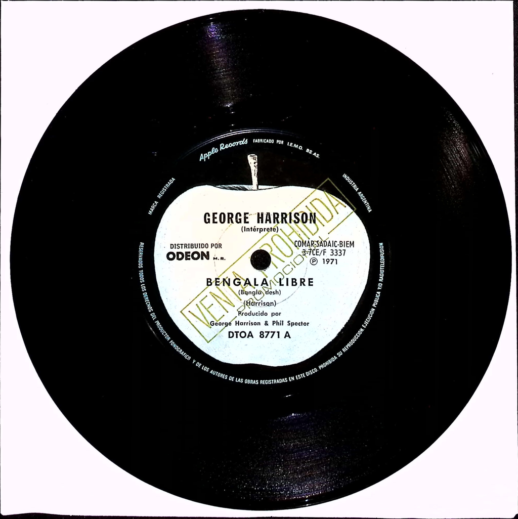George Harrison - Bangla Desh / Deep Blue (Argentina)