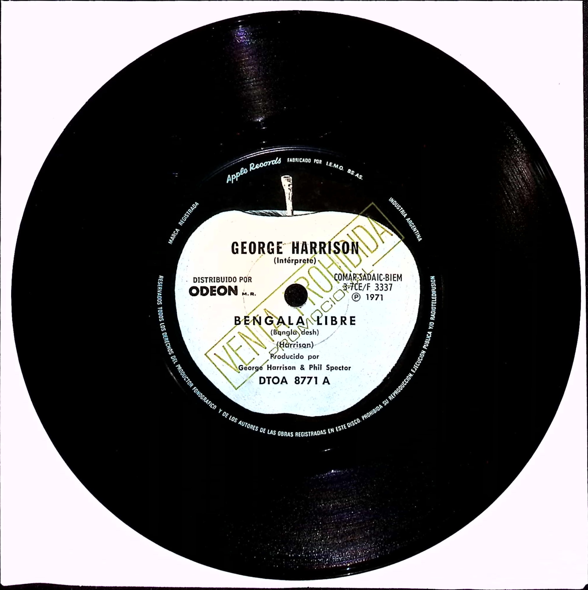 George Harrison - Bangla Desh / Deep Blue (Argentina)
