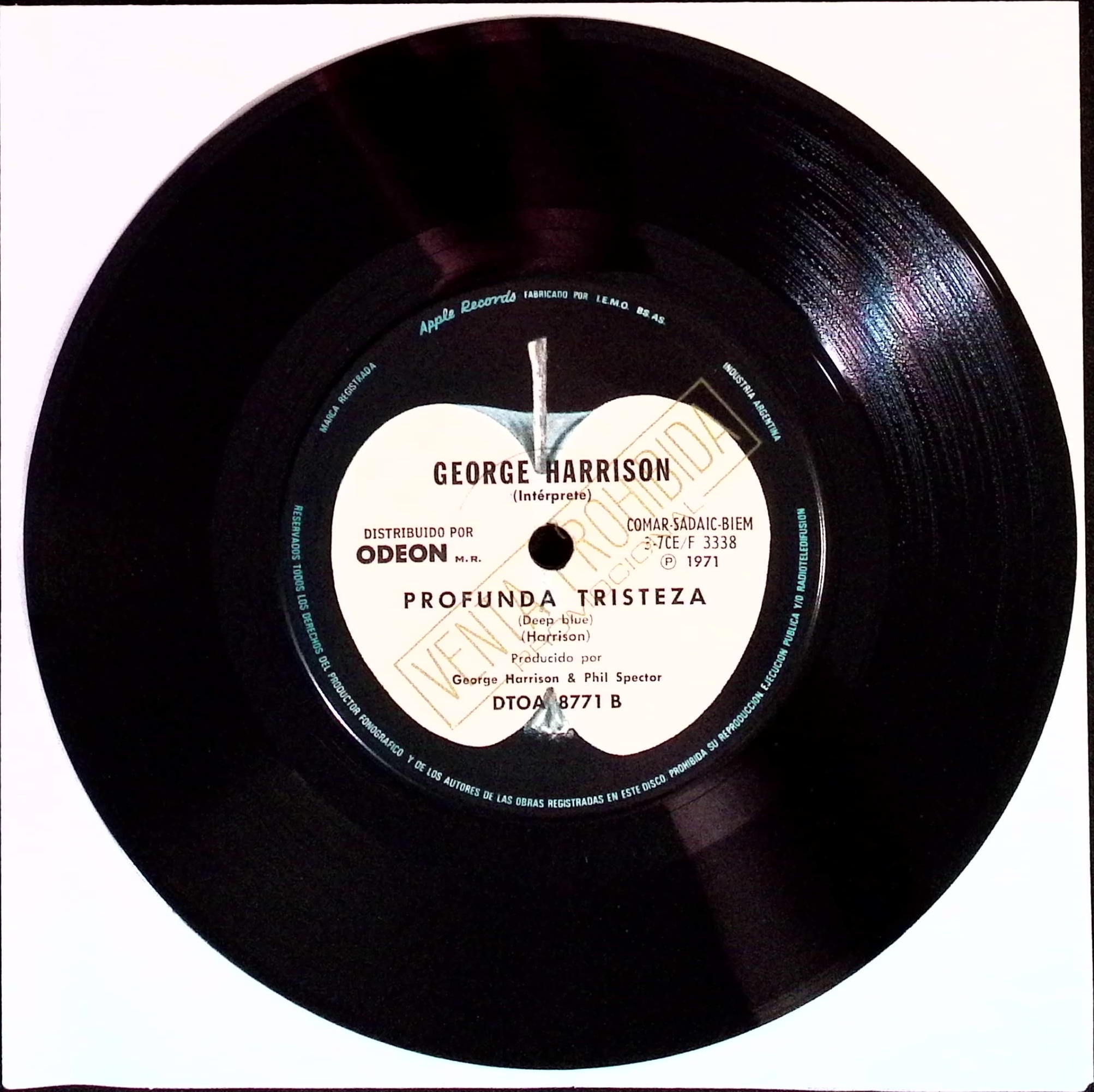 George Harrison - Bangla Desh / Deep Blue (Argentina)