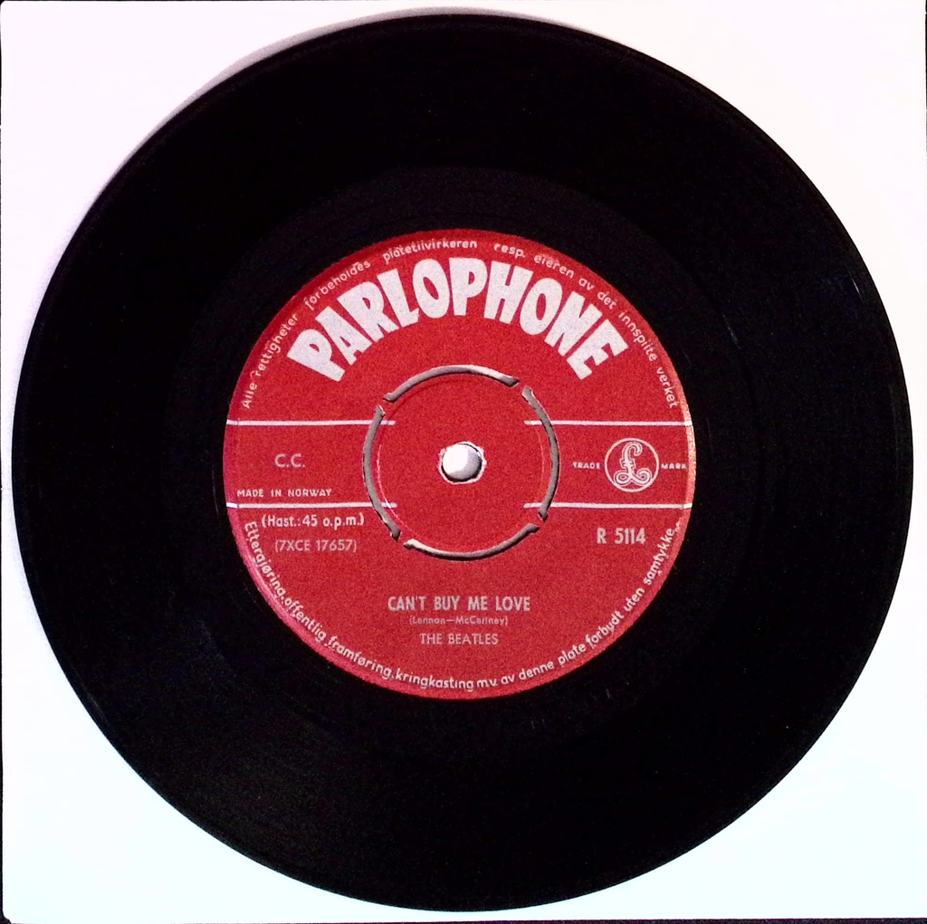The Beatles - Can't Buy Me Love / You Can't Do That (Norway)
