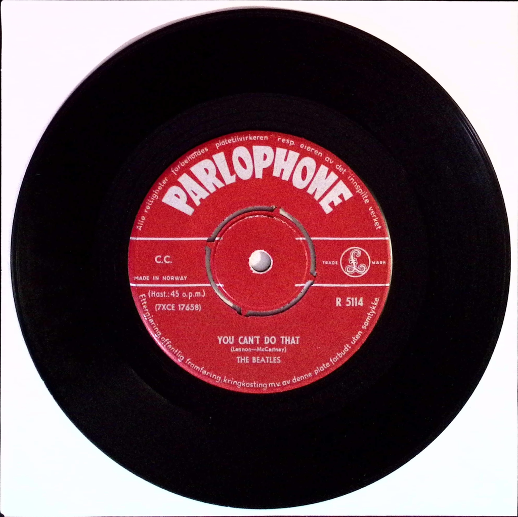 The Beatles - Can't Buy Me Love / You Can't Do That (Norway)