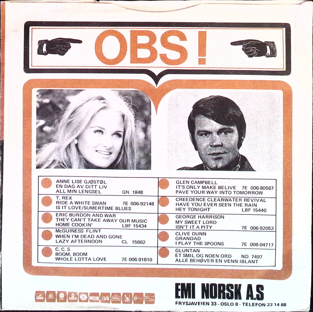 George Harrison - What is Life / Apple Scruffs  (Norway)